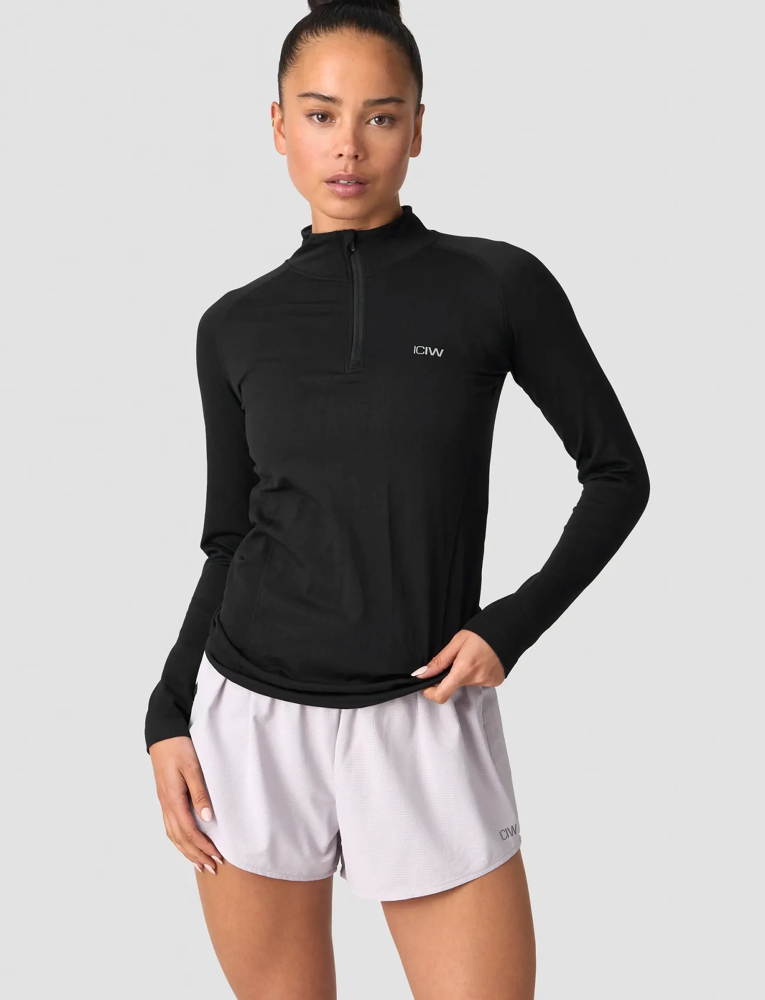 Define Seamless 1/4 Zip W 4