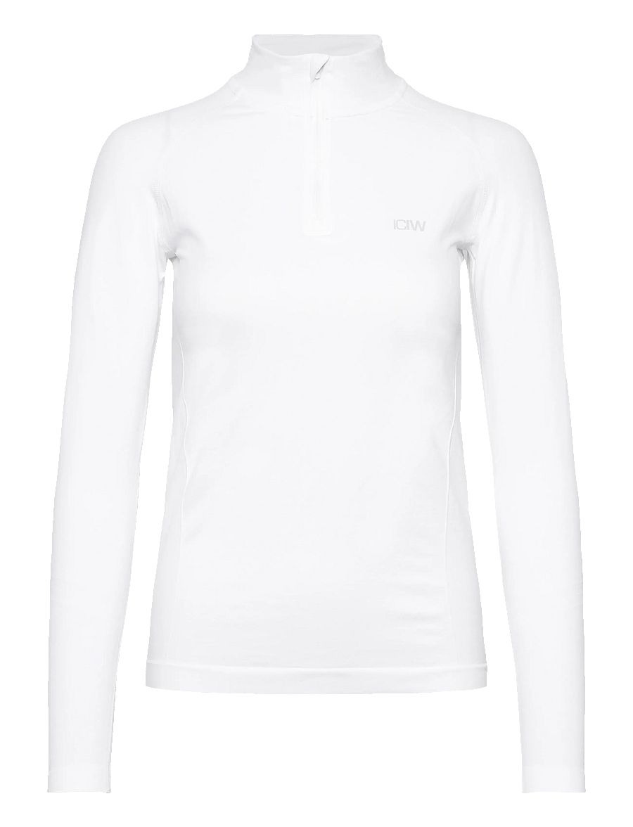 ICANIWILL - Define Seamless 1/4 Zip W - overdele - white - 1