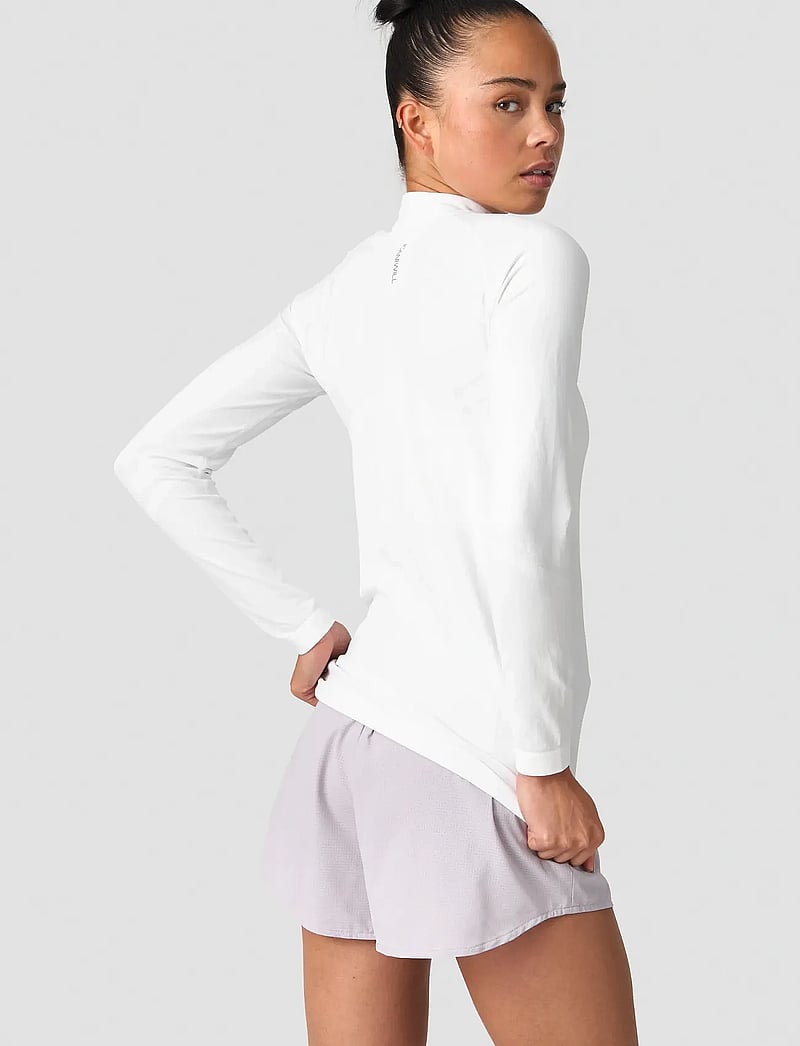 ICANIWILL - Define Seamless 1/4 Zip W - topi ar garām piedurknēm - white - 0
