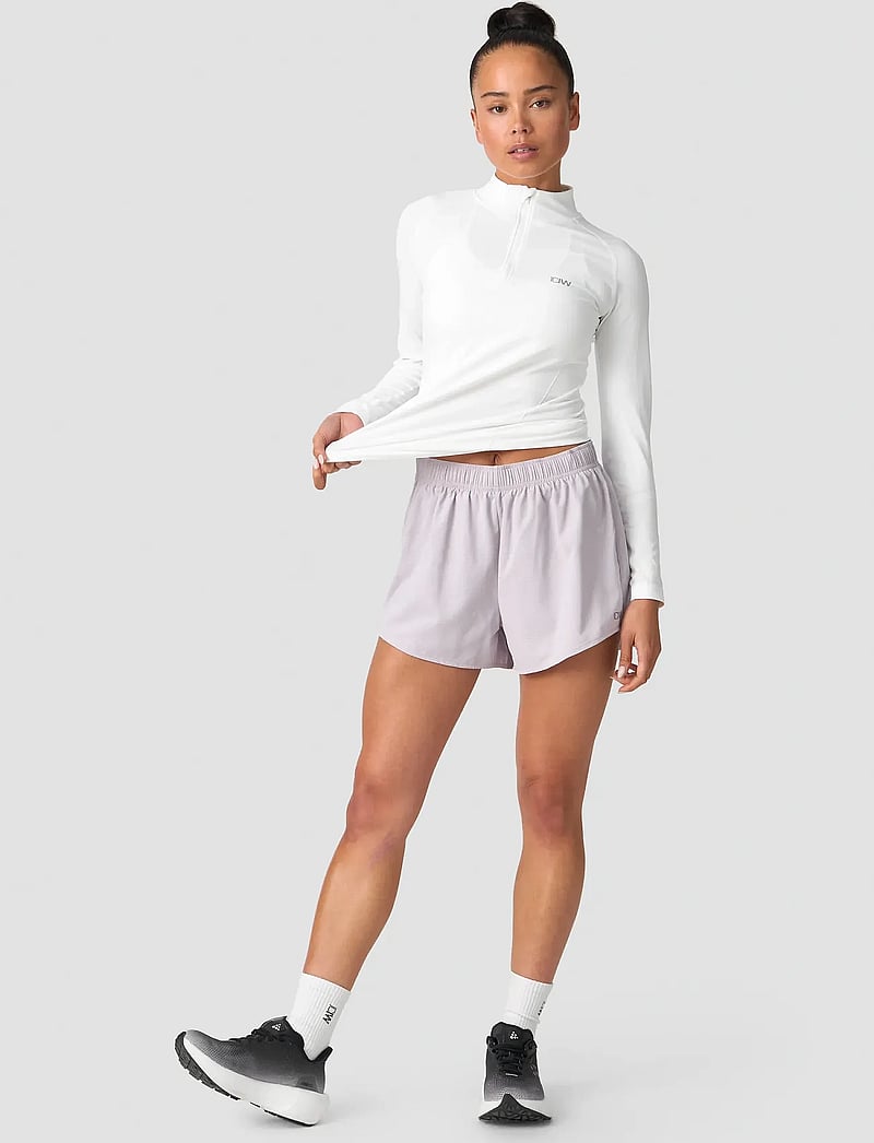 ICANIWILL - Define Seamless 1/4 Zip W - topi ar garām piedurknēm - white - 3