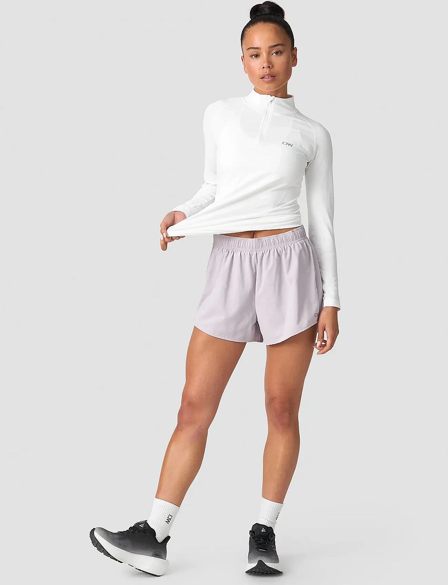 ICANIWILL - Define Seamless 1/4 Zip W - overdele - white - 3