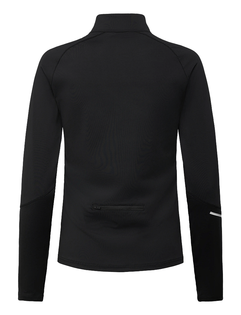 ICANIWILL - Everyday Long Sleeve Stripe 1/4 Zip - tops - black - 2