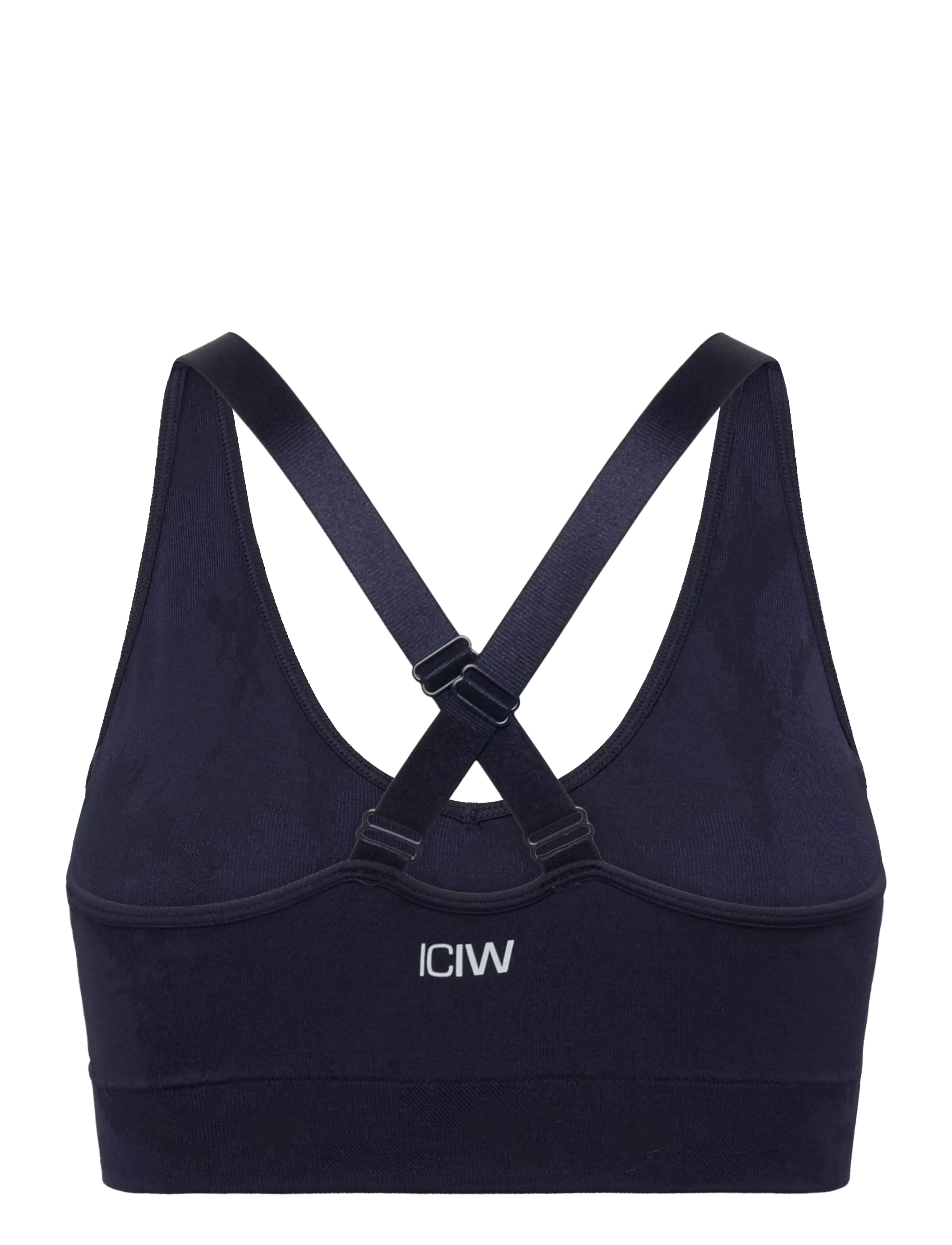 ICANIWILL - Camo Seamless V-neck Sports bra-Navy Camo-XXL - die niedrigsten preise - navy camo - 2