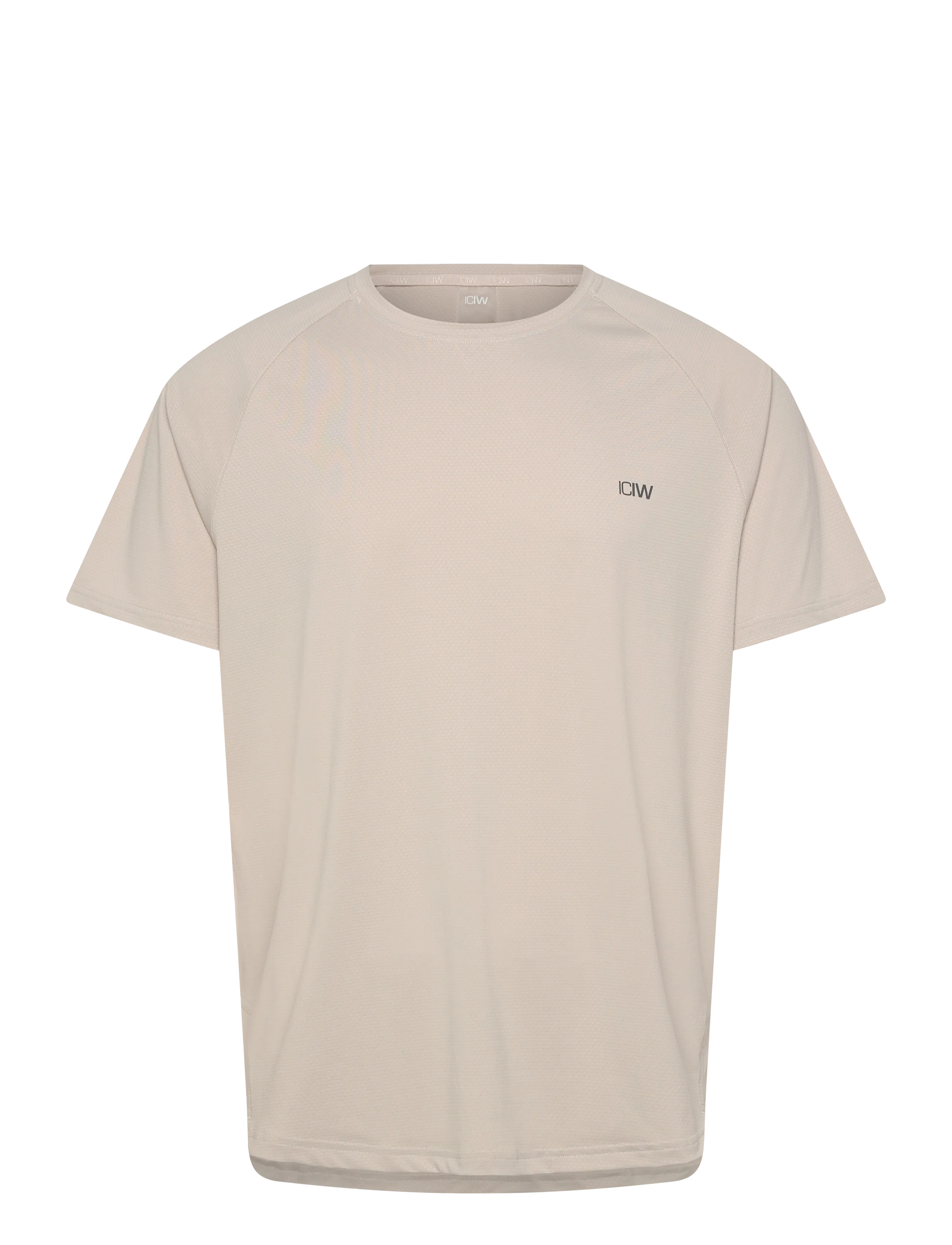 ICANIWILL Stride Raglan T-shirt M - ICANIWILL - CLOUDY GREY / beige