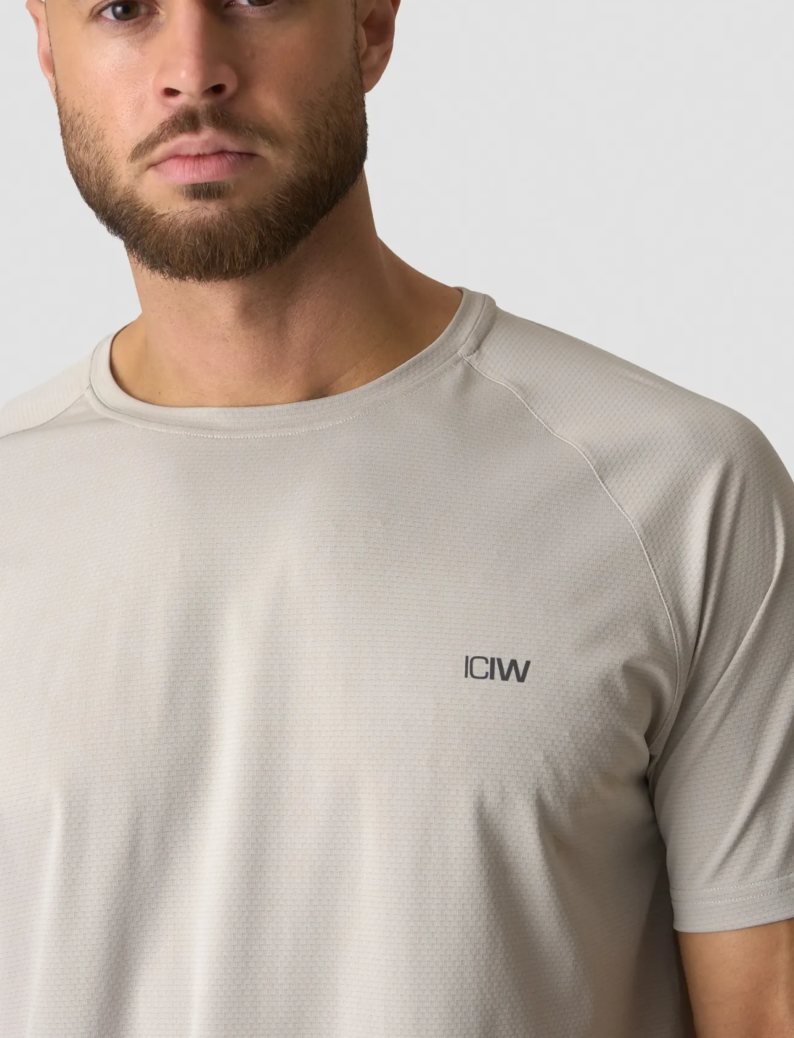 ICANIWILL - Stride Raglan T-shirt M - t-shirts - cloudy grey - 4