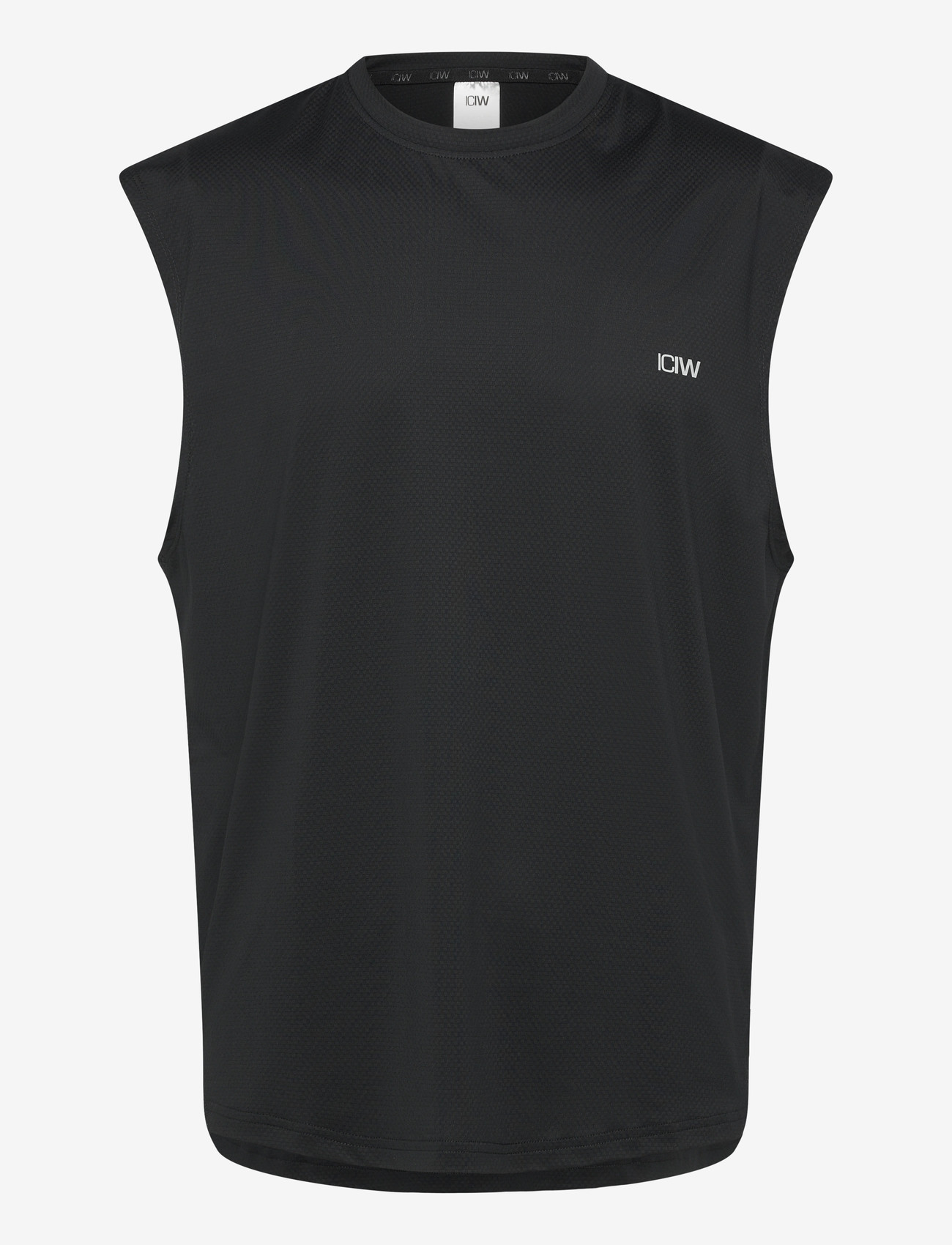 ICANIWILL - Stride Sleeveless T-shirt M - tank tops - black - 1