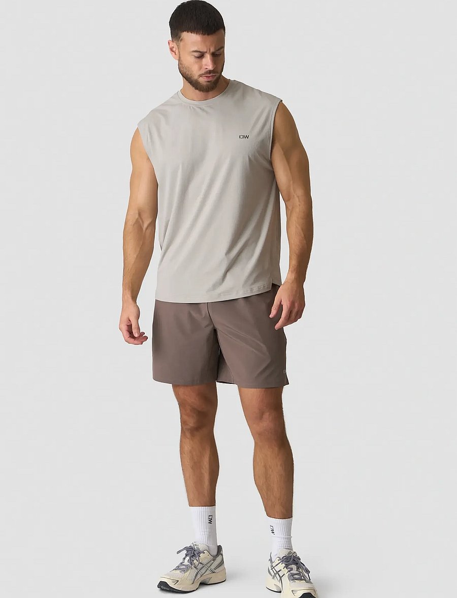 ICANIWILL - Stride Sleeveless T-shirt M - tank tops - cloudy grey - 5