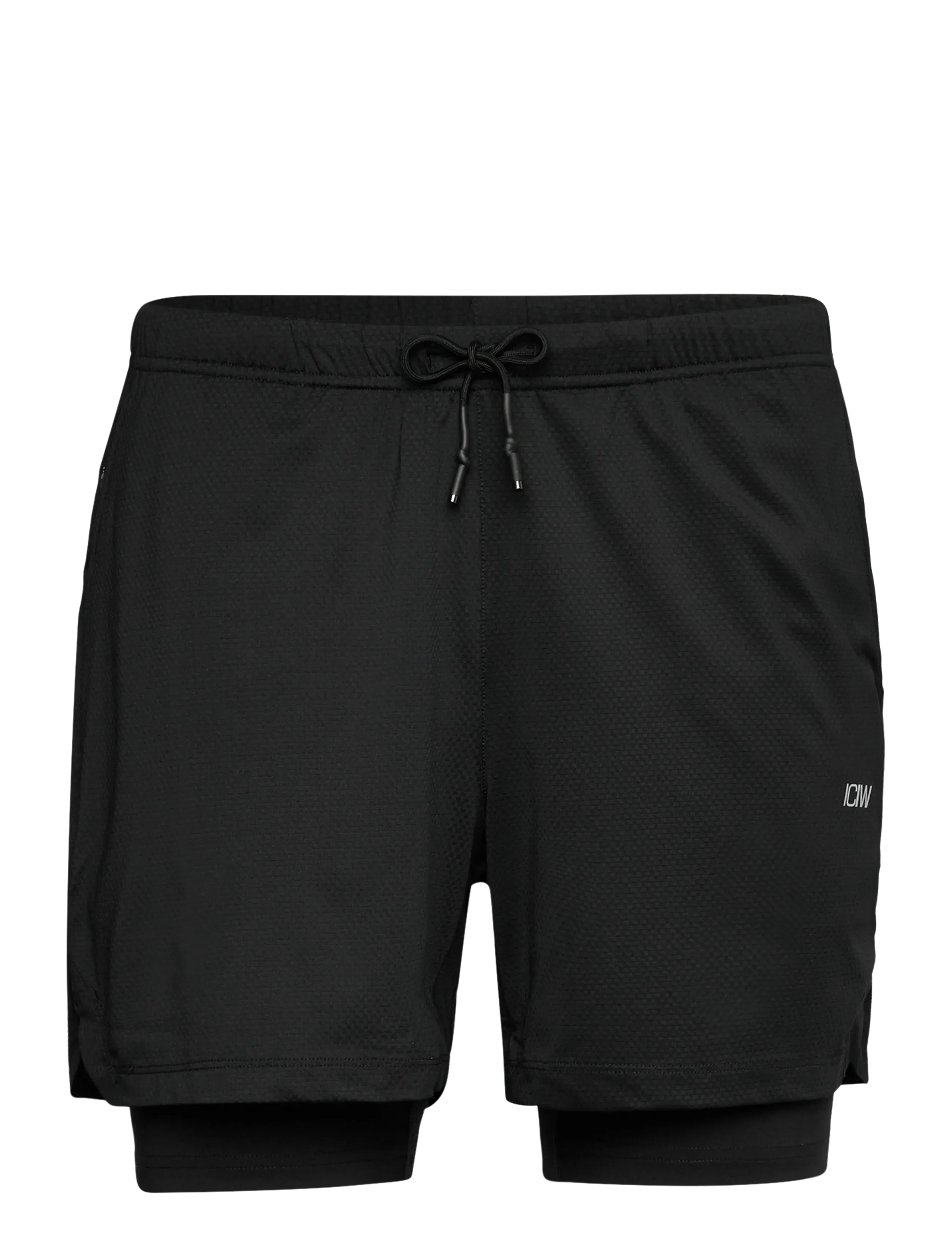 ICANIWILL Stride 2-In-1 Shorts M Schwarz - M - Herren