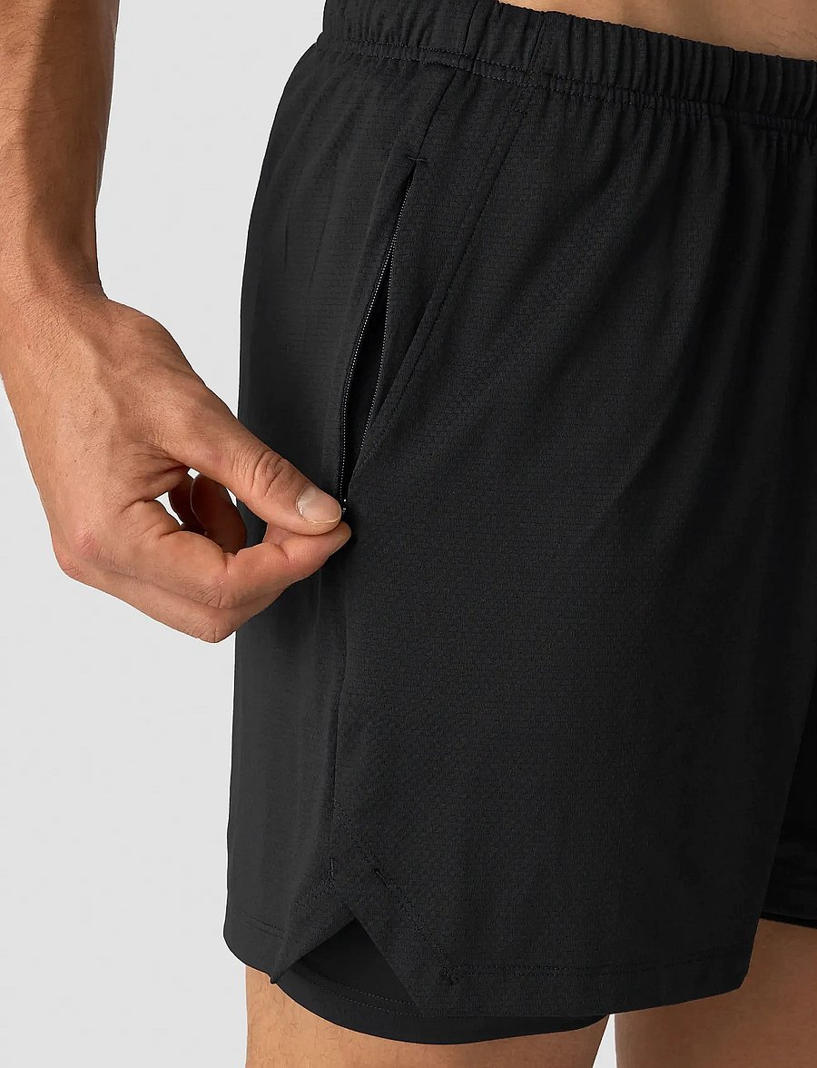 ICANIWILL - Stride 2-in-1 Shorts M - trainingsshorts - black - 3