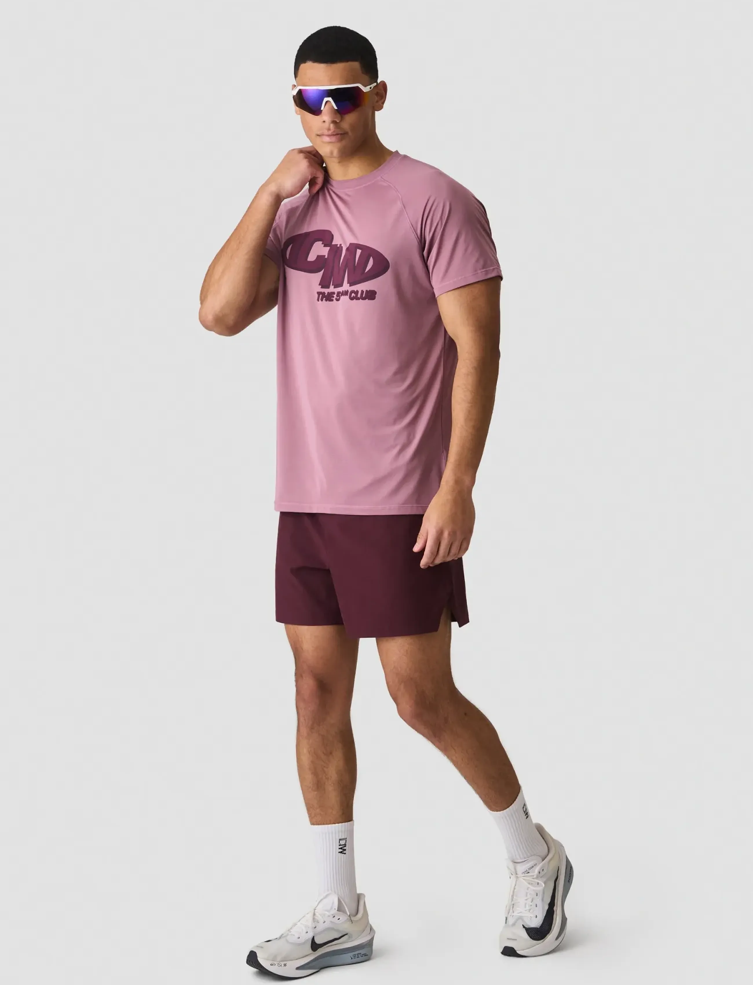 ICANIWILL - Essential Cardio 5'' Shorts M - lühikesed treeningpüksid - maroon - 5