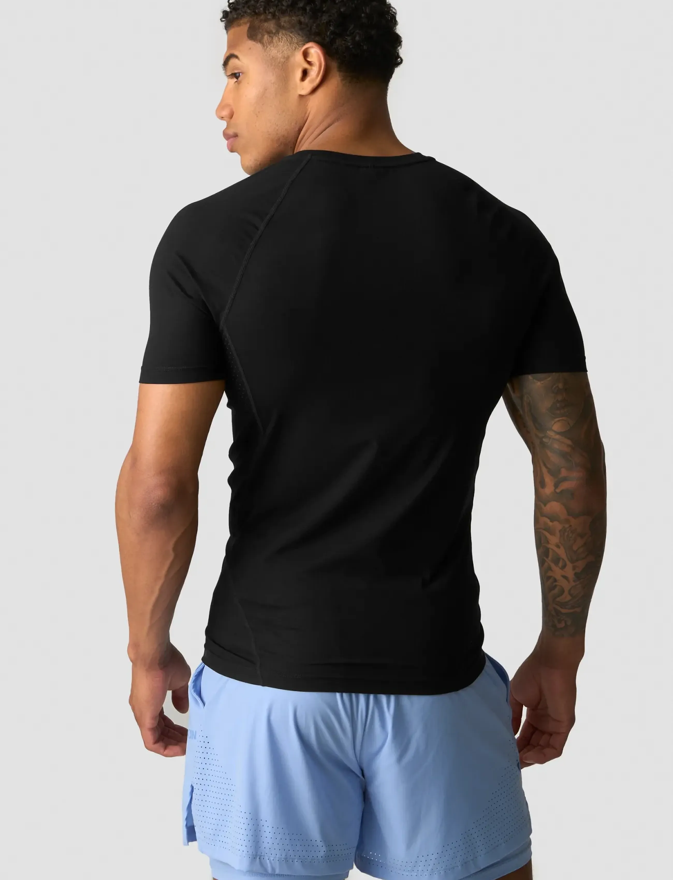 ICANIWILL - Ignite Muscle FIt T-Shirt M - t-shirts - black - 4