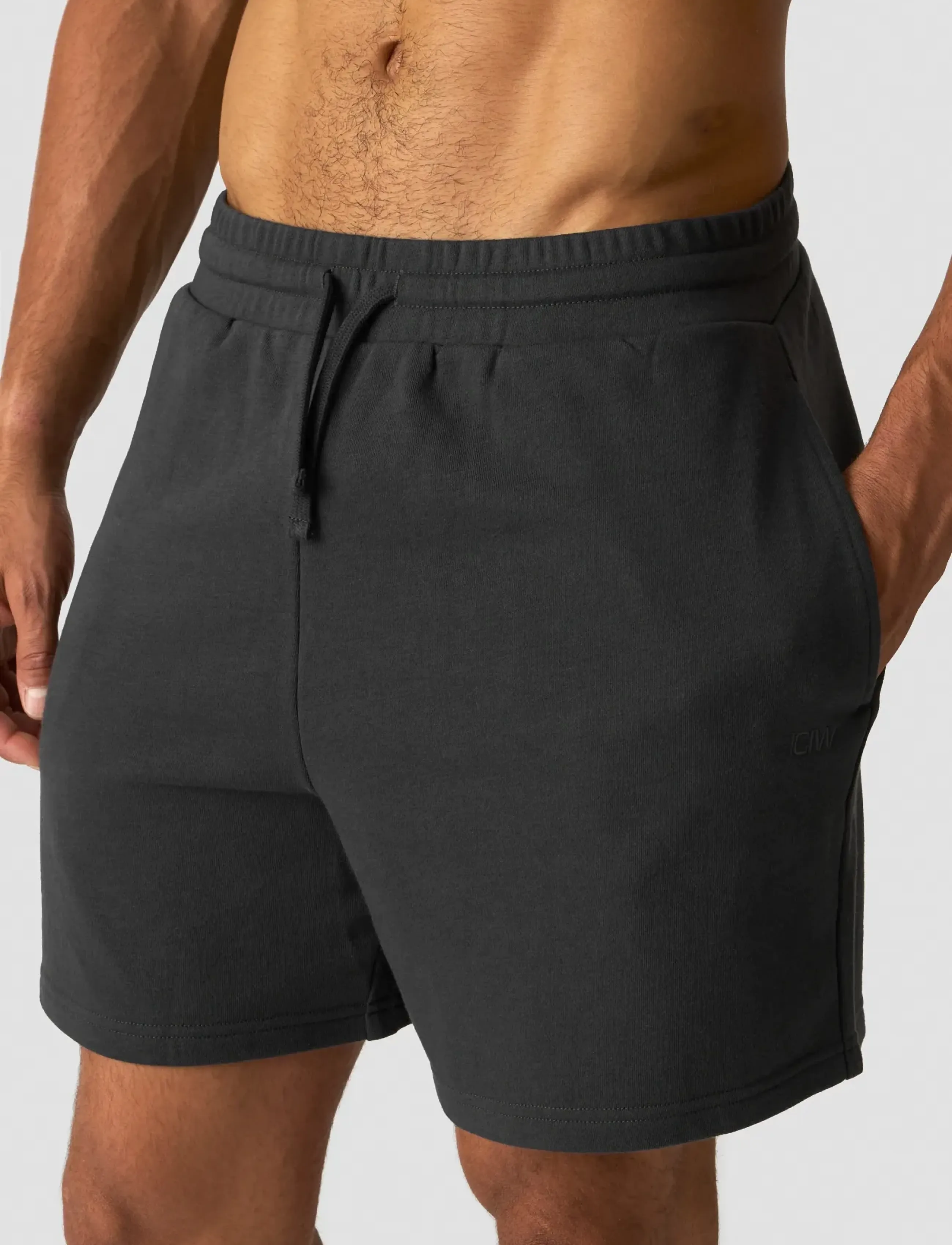 ICANIWILL - Everyday Unbrushed Sweat Shorts M - sweatshorts - dark grey - 4