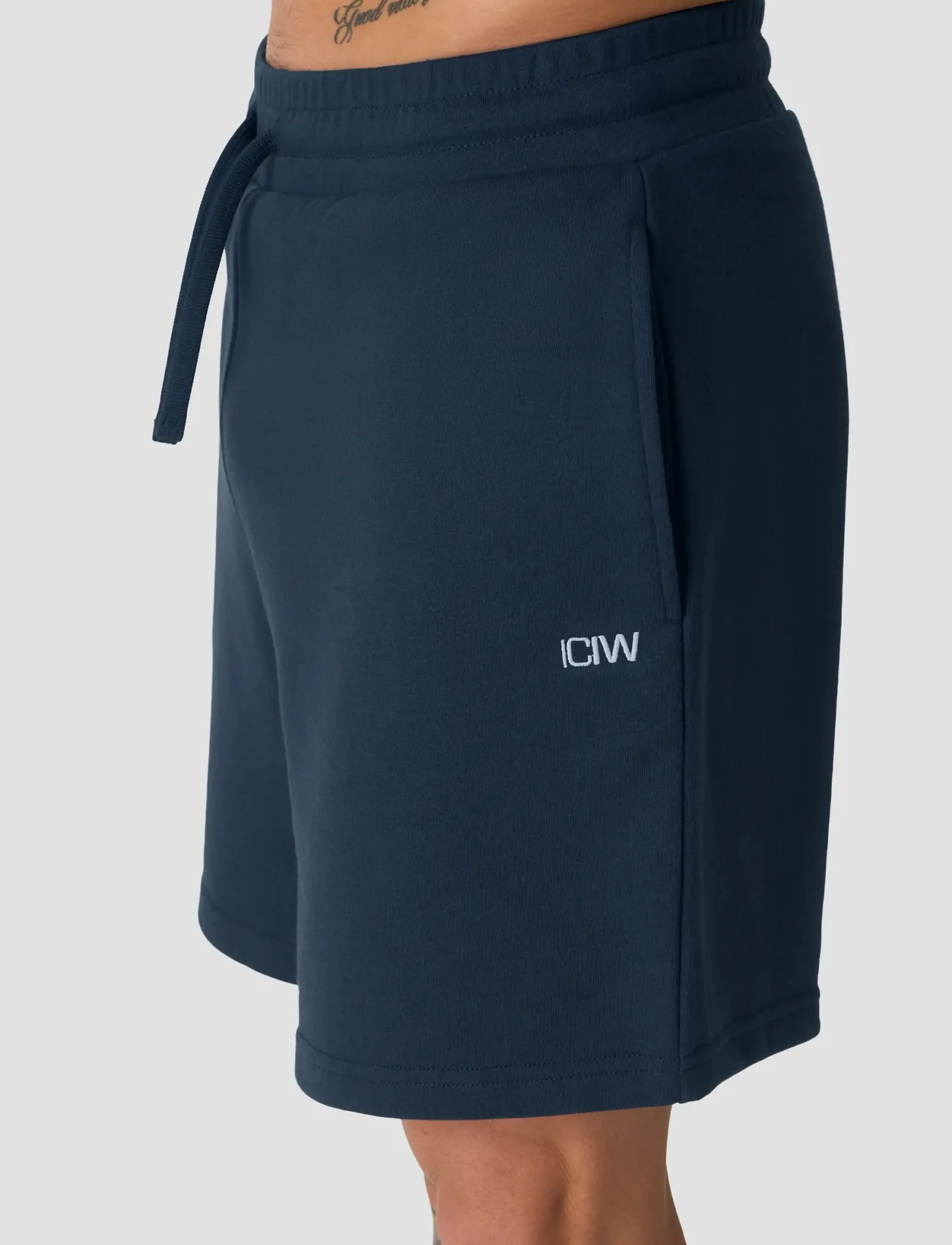 ICANIWILL - Everyday Unbrushed Sweat Shorts M - nederdelar - midnight blue - 3