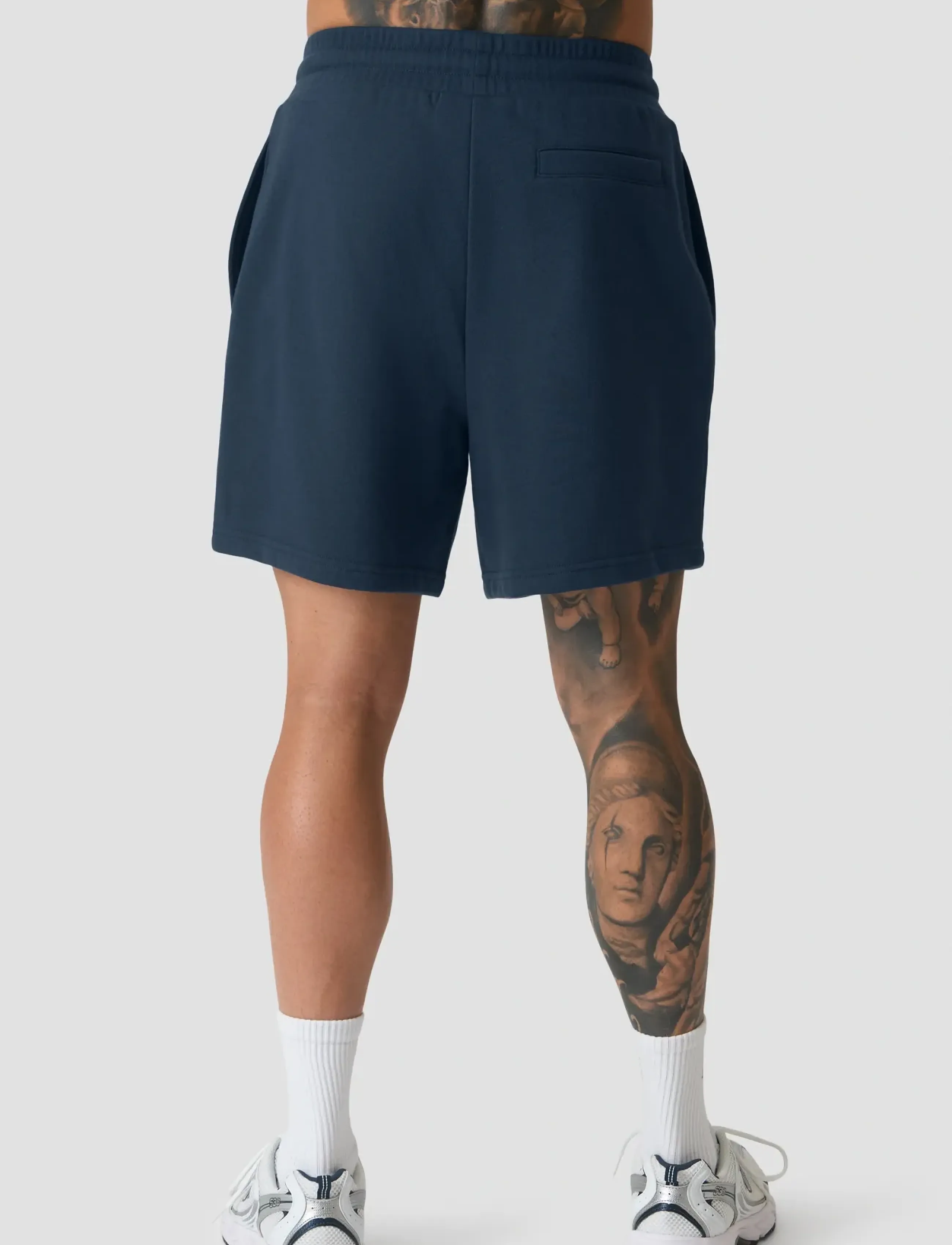 ICANIWILL - Everyday Unbrushed Sweat Shorts M - nederdelar - midnight blue - 4
