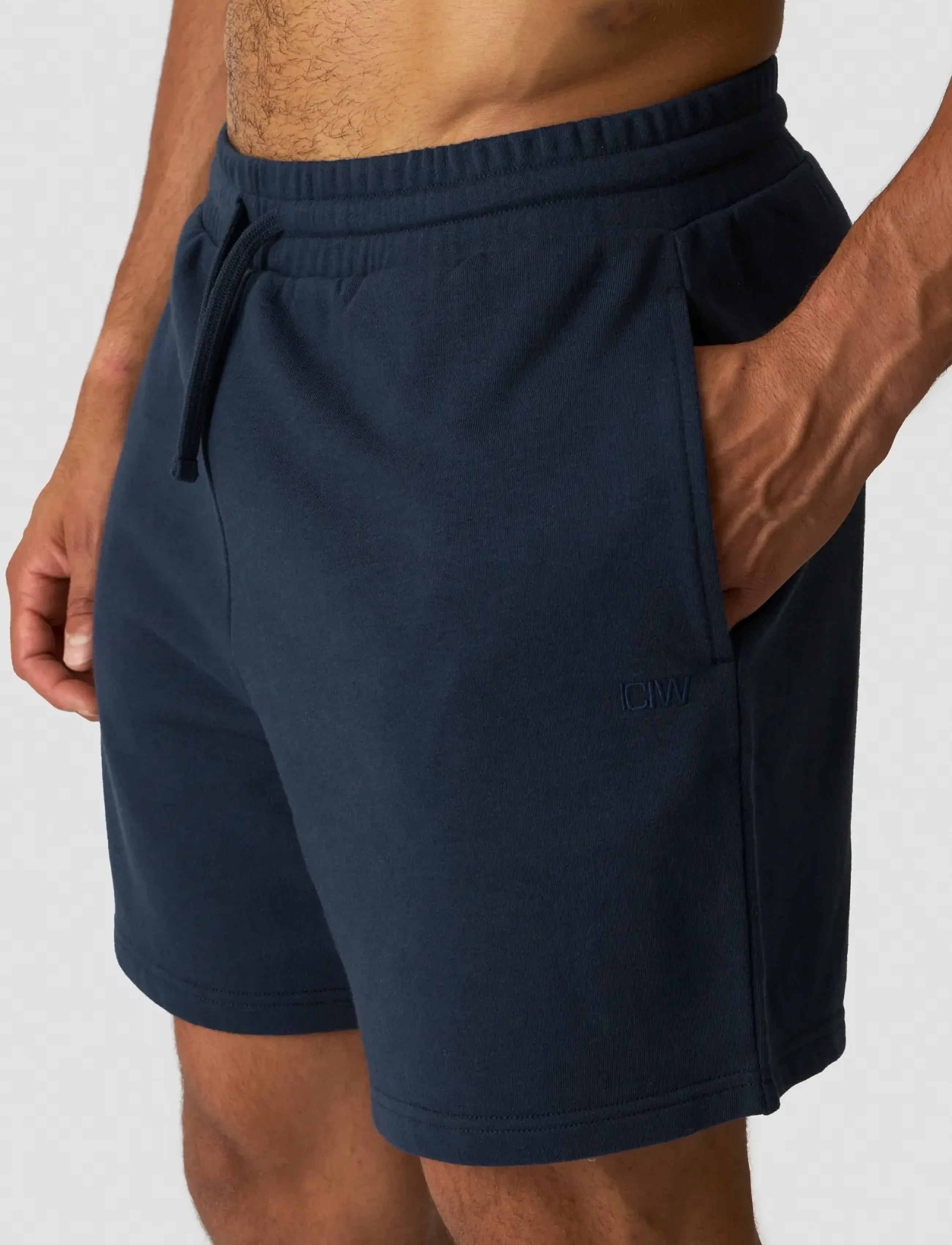 ICANIWILL - Everyday Unbrushed Sweat Shorts M - sweatshorts - navy - 4