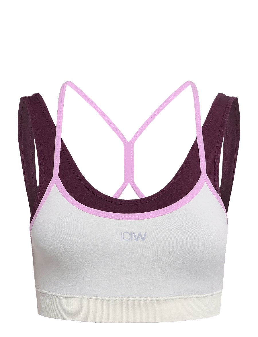 ICANIWILL - Mirage Seamless Double Layer Sports Bra - sport-bhs - pale lemon - 1