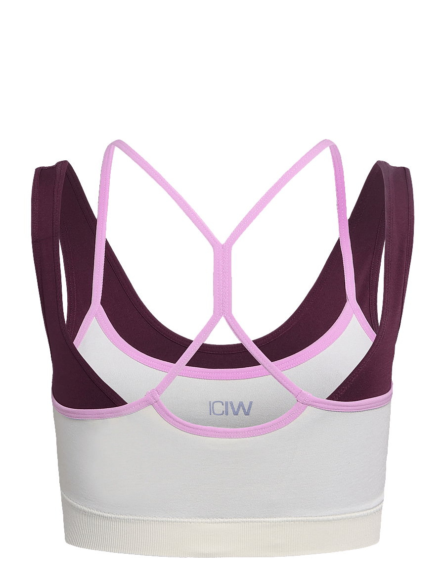 ICANIWILL - Mirage Seamless Double Layer Sports Bra - sport-bhs - pale lemon - 2