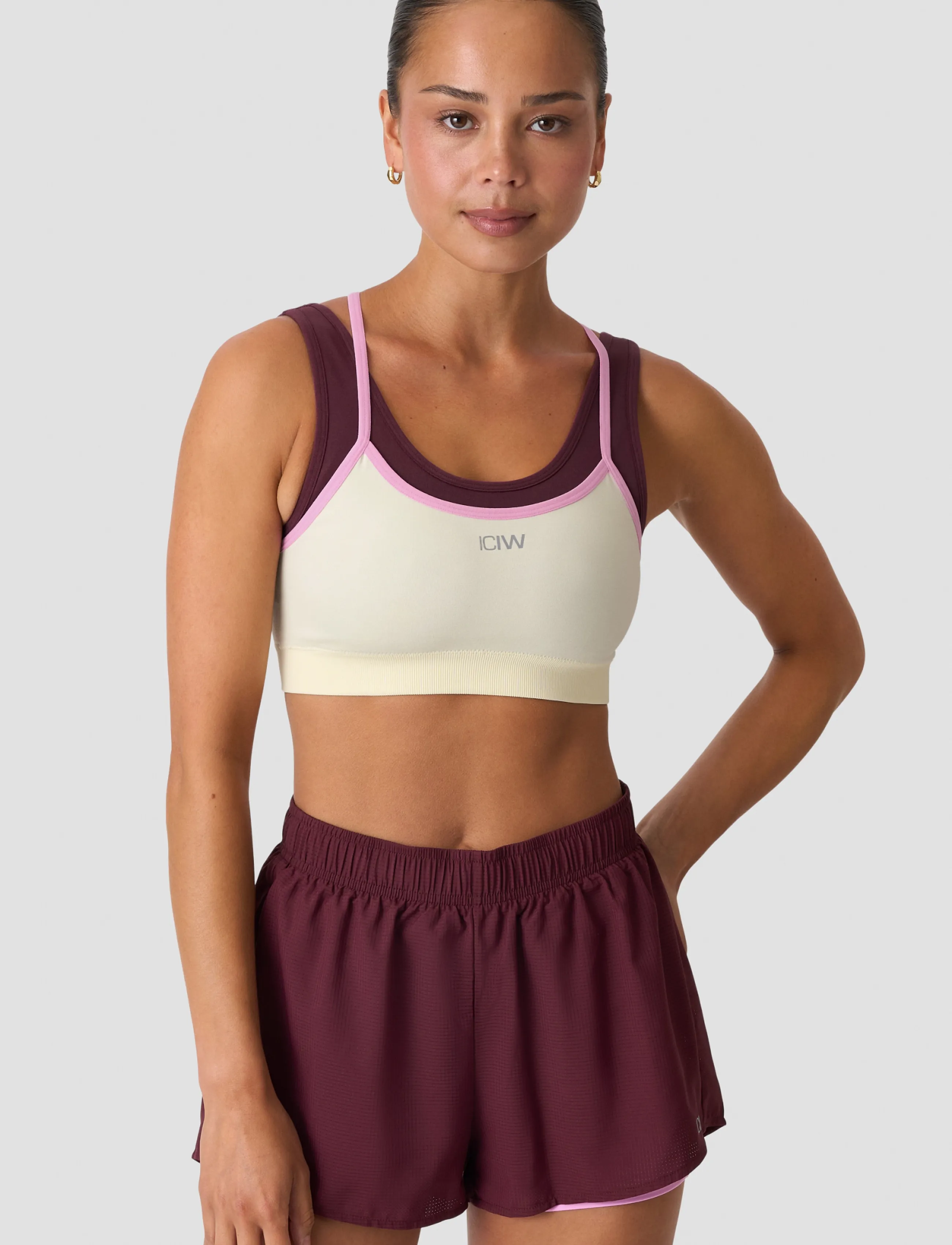 ICANIWILL - Mirage Seamless Double Layer Sports Bra - sport-bhs - pale lemon - 0