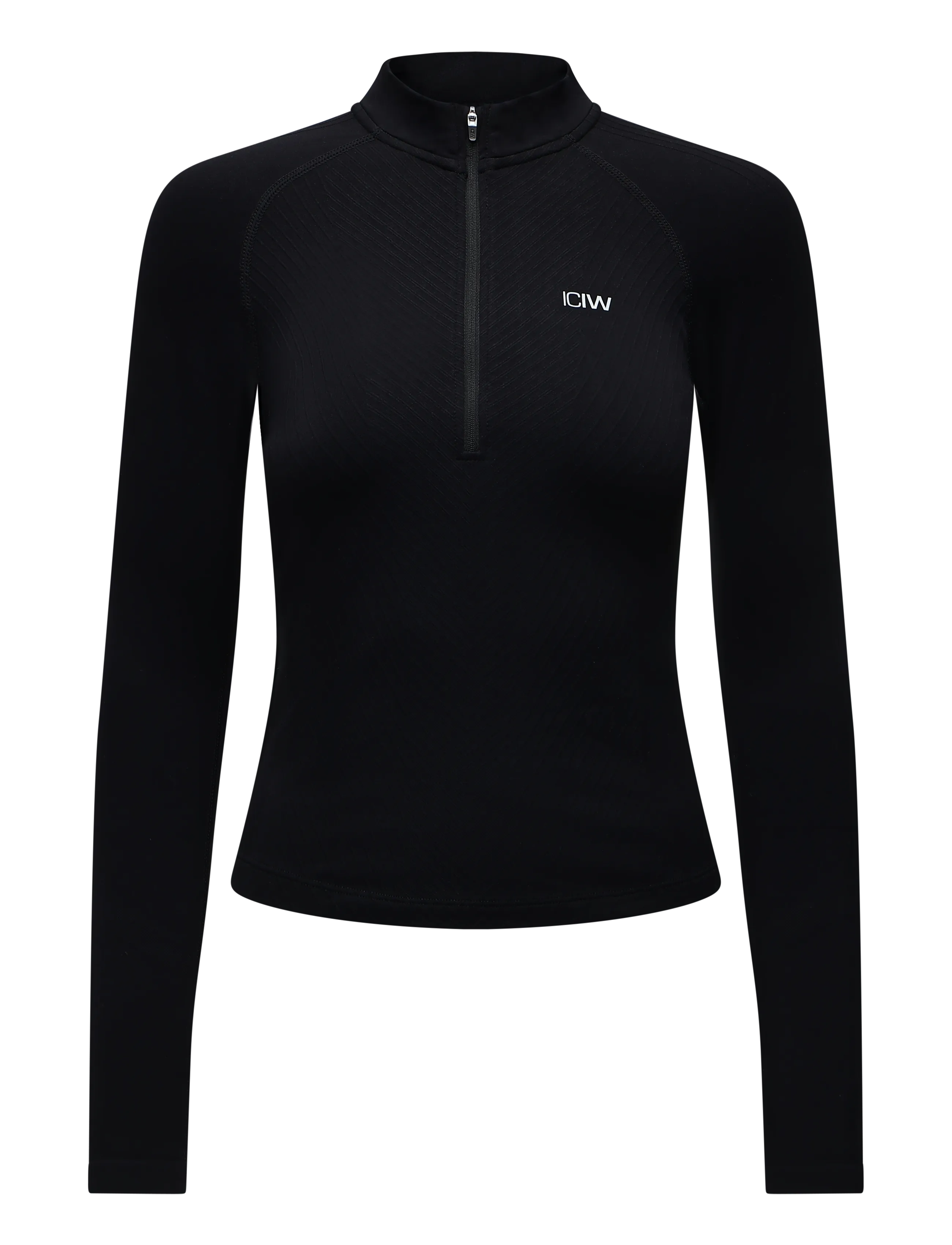 ICANIWILL Ignite Seamless 1/2 Zip LS W - Jacken & Mäntel - BLACK / black