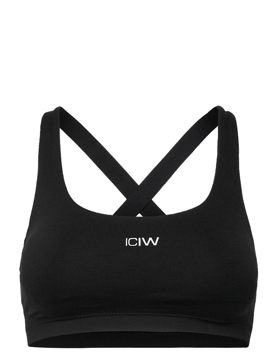 ICANIWILL - Smooth Seamless Sports Bra - lav støtte - black - 1