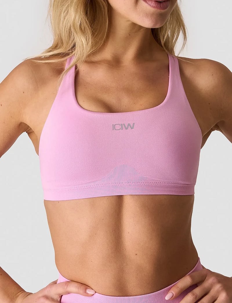 ICANIWILL - Smooth Seamless Sports Bra - leichter halt - lavender pink - 4