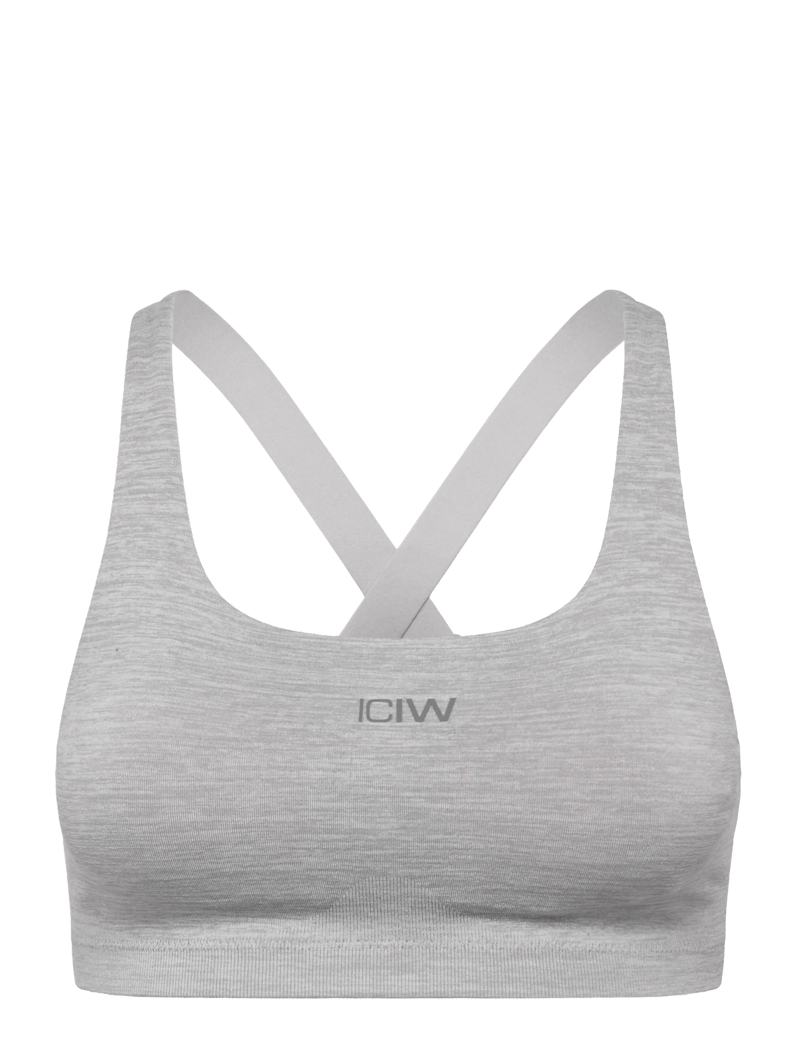 ICANIWILL Smooth Seamless Sport BH Grau - S - Damen