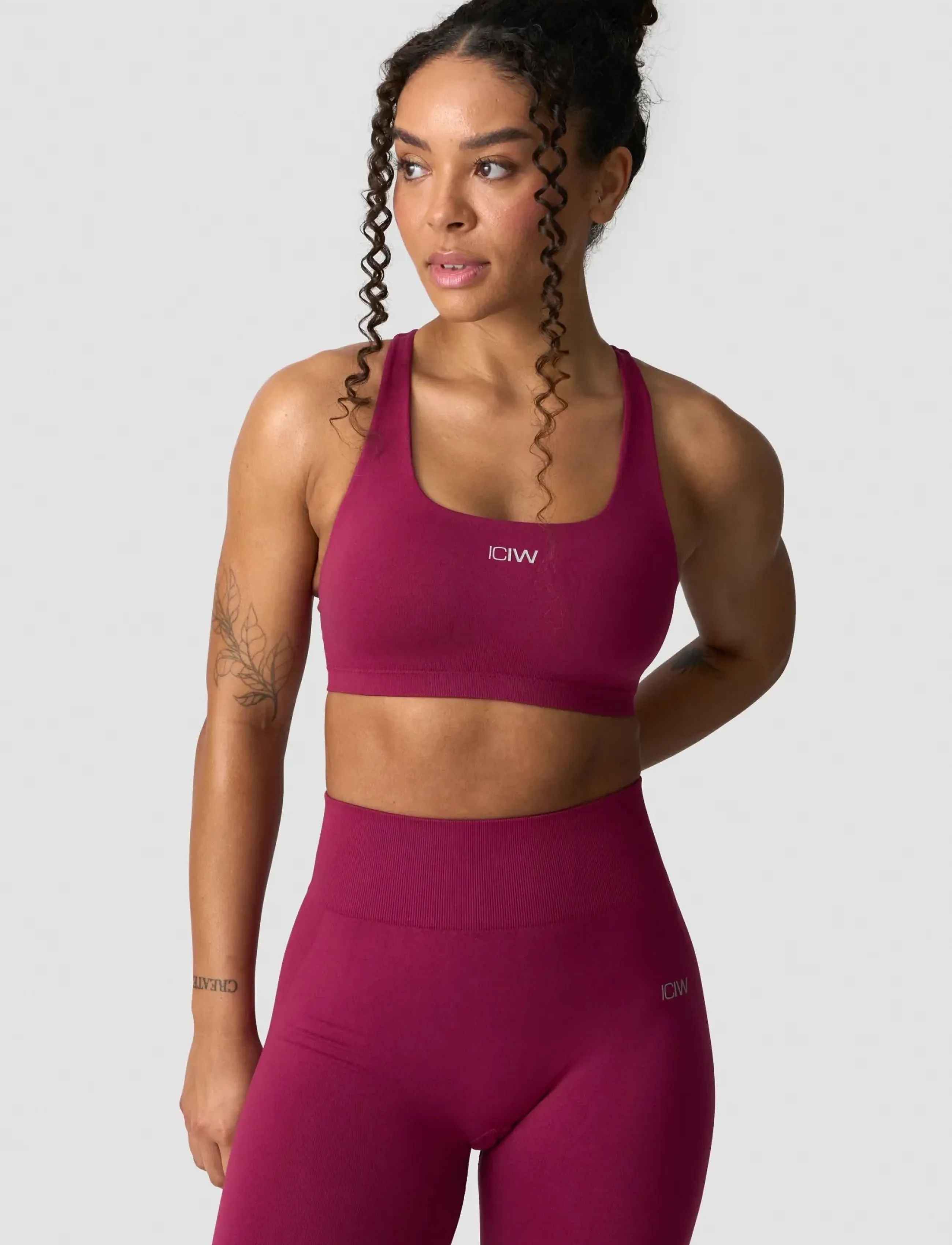 ICANIWILL - Smooth Seamless Sports Bra - sports bh'er: lav støtte - magenta rose - 4