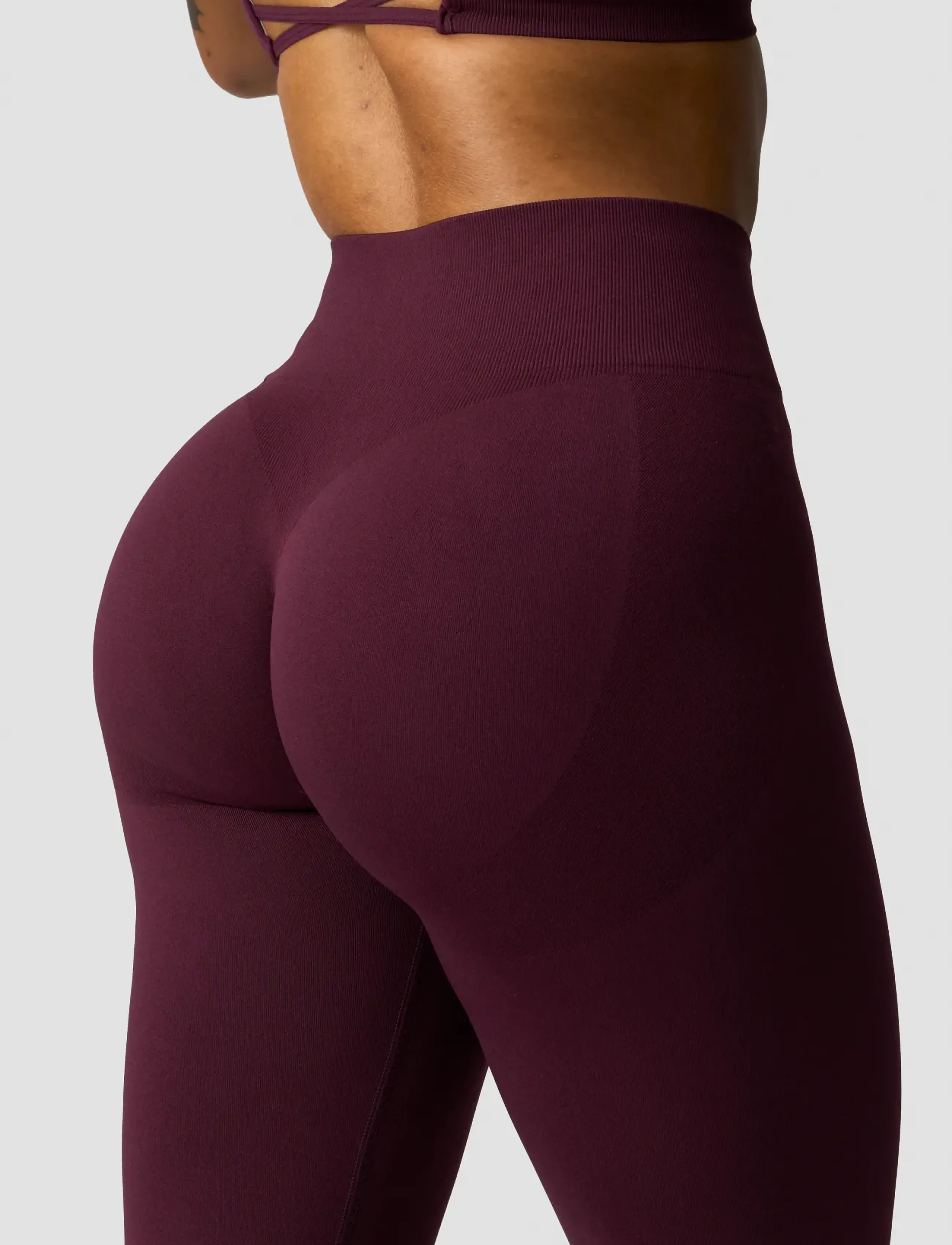 ICANIWILL - Smooth Seamless Tights W - fuld længde - dark mahogany - 3