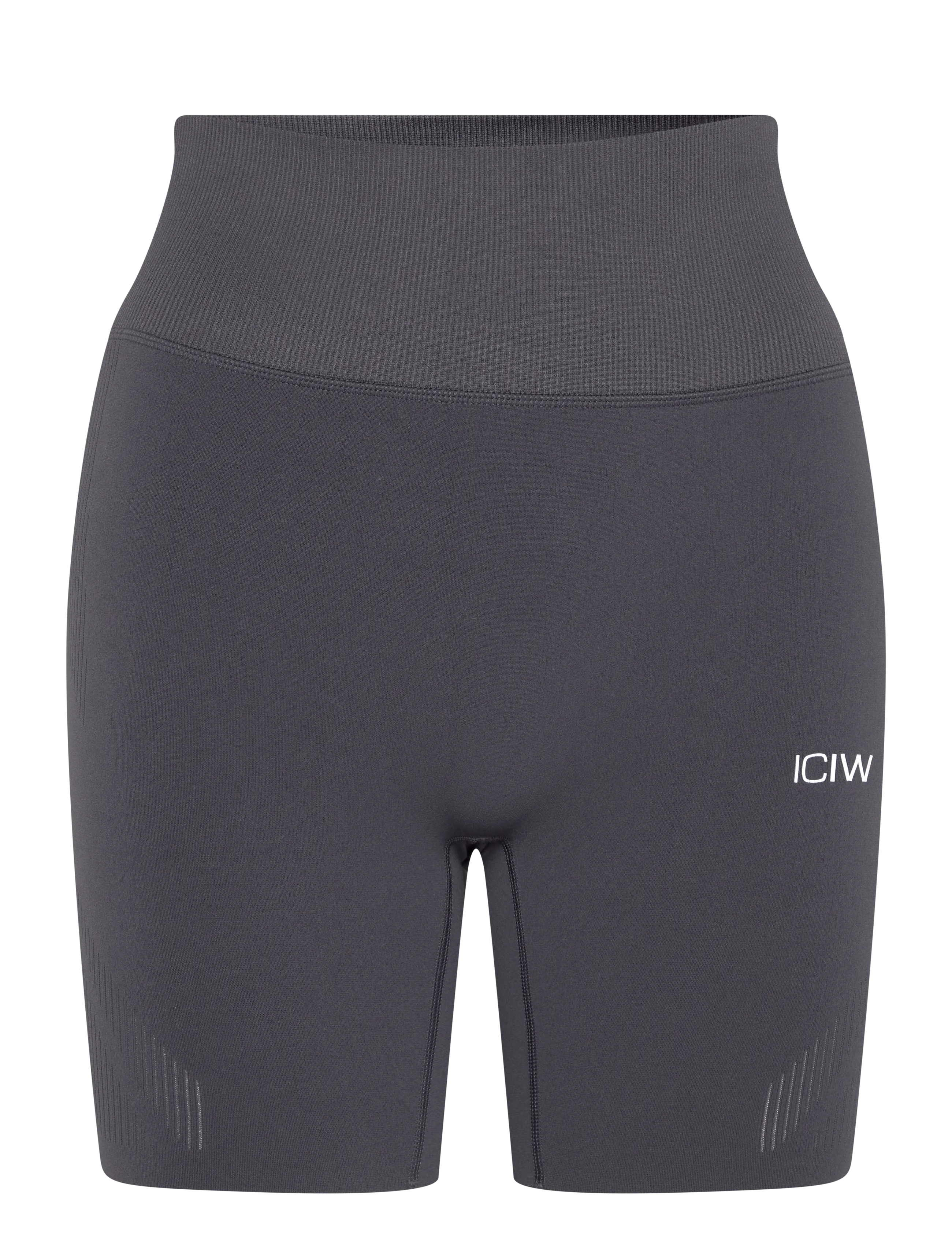 ICANIWILL Force Warpknit Biker Shorts W - Urheiluvaatteet - DARK GREY / grey