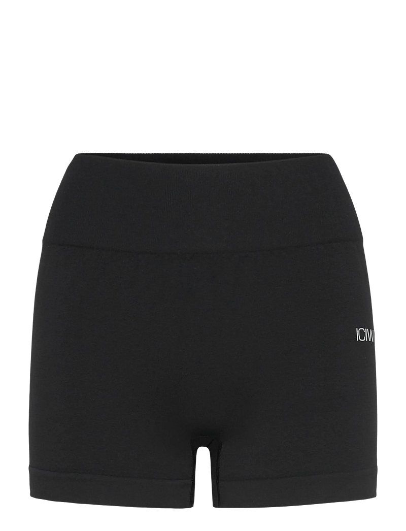 ICANIWILL - Smooth Seamless Shorts W - bikershorts - black - 1