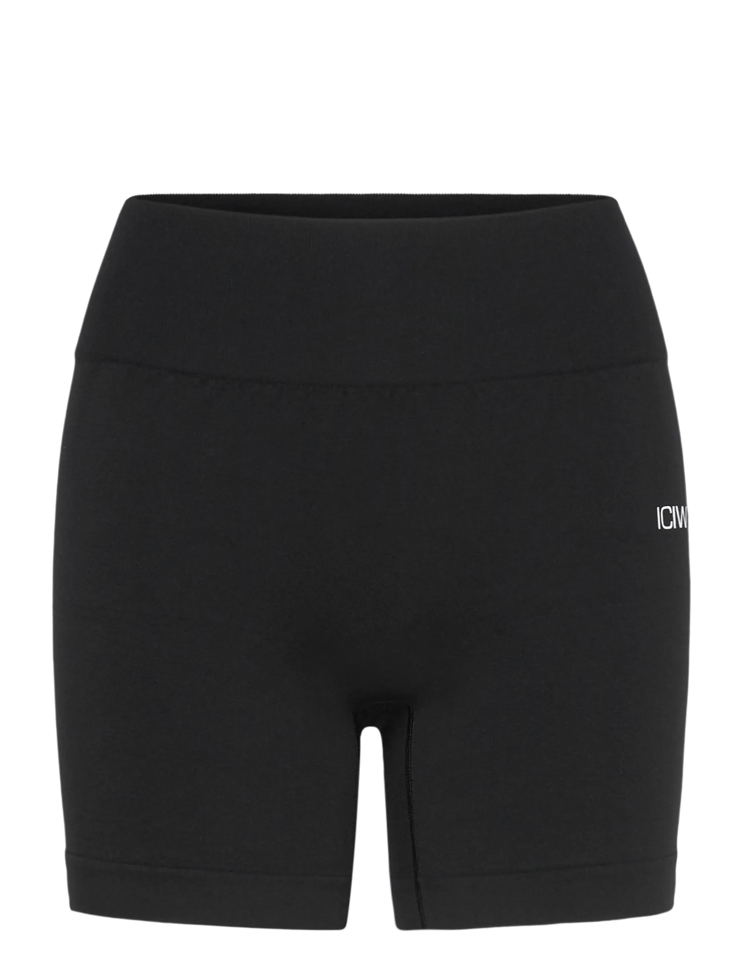 ICANIWILL Smooth Seamless Midi Shorts W - Treening - BLACK / black