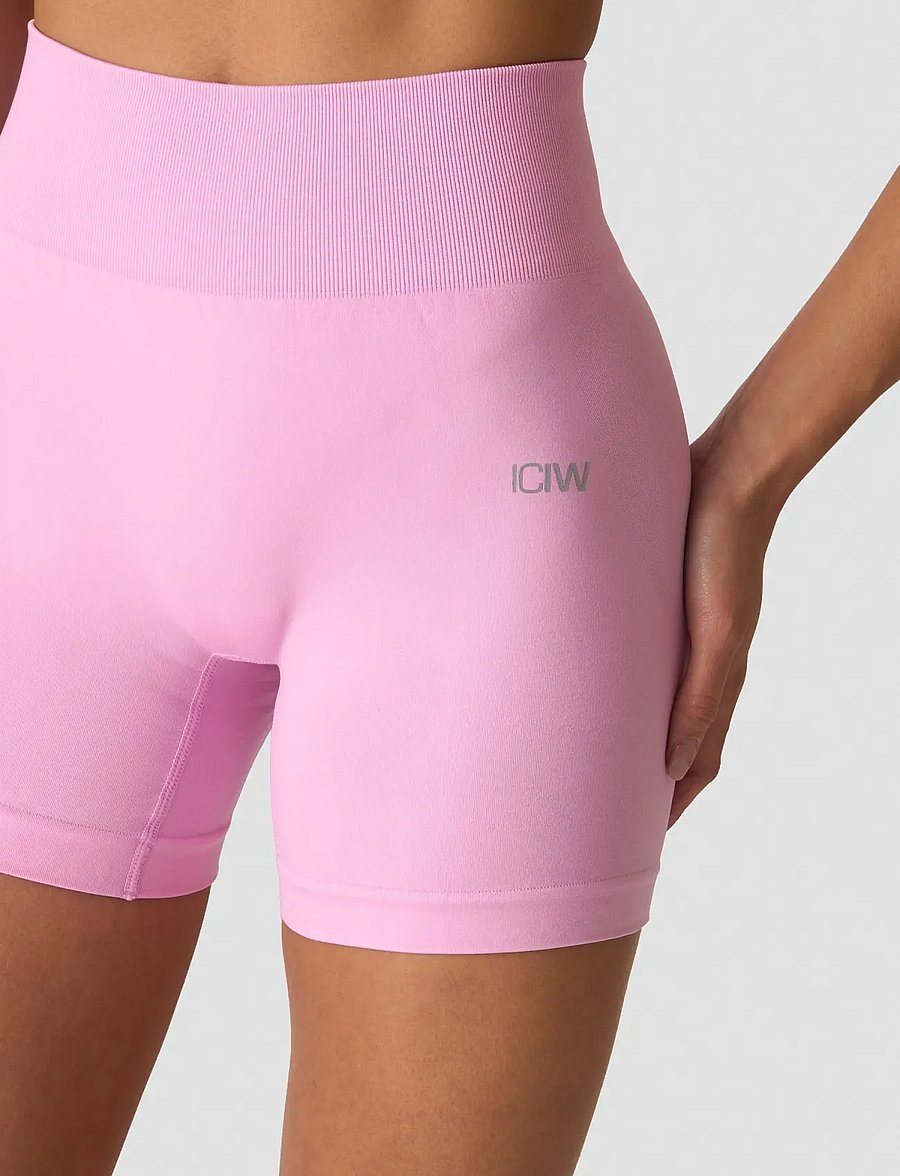 ICANIWILL - Smooth Seamless Midi Shorts W - 1/2 længde - lavender pink - 4