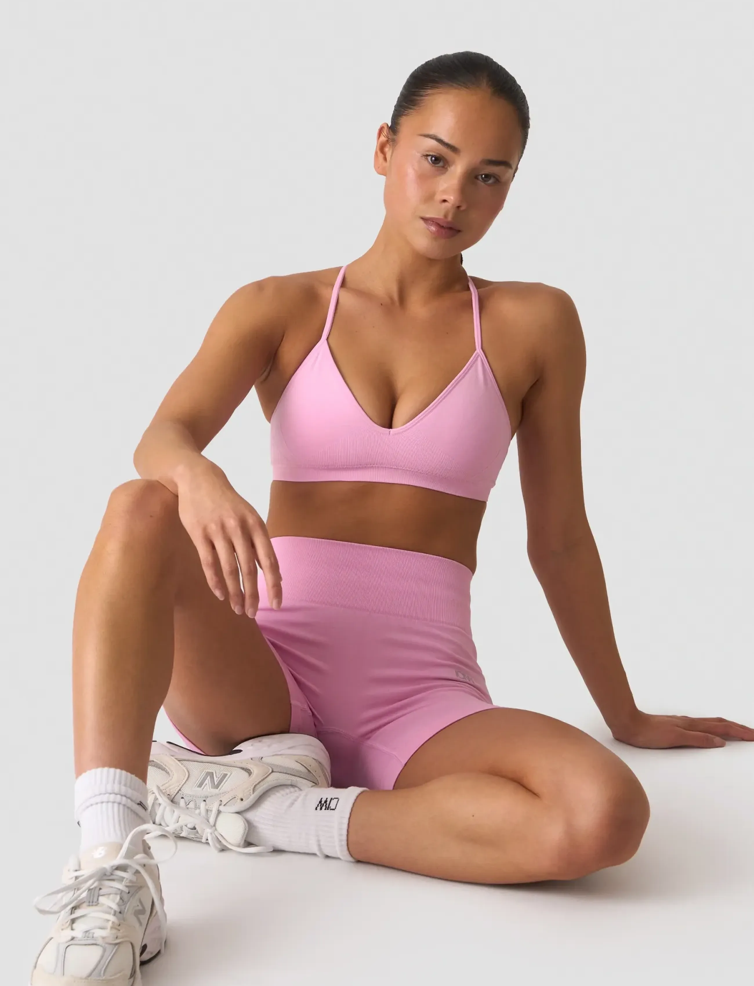 ICANIWILL - Smooth Seamless Midi Shorts W - 1/2 længde - lavender pink - 5