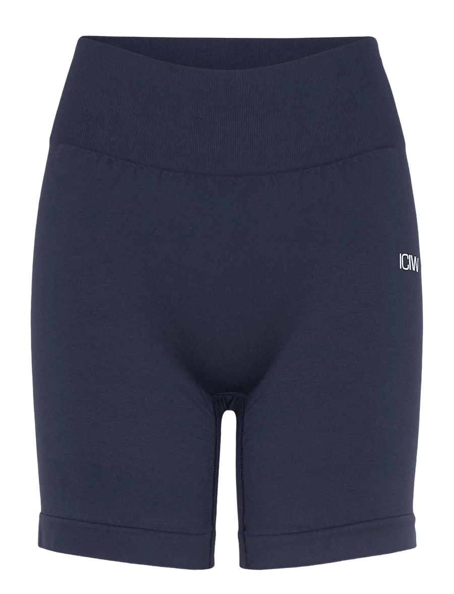 ICANIWILL - Smooth Seamless Midi Shorts W - 1/2 länge - midnight blue - 1