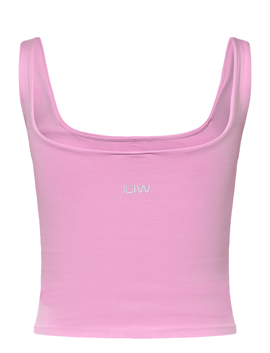 ICANIWILL - Smooth Seamless 2-in-1 Tank - Õlapaeltega pluusid - lavender pink - 2