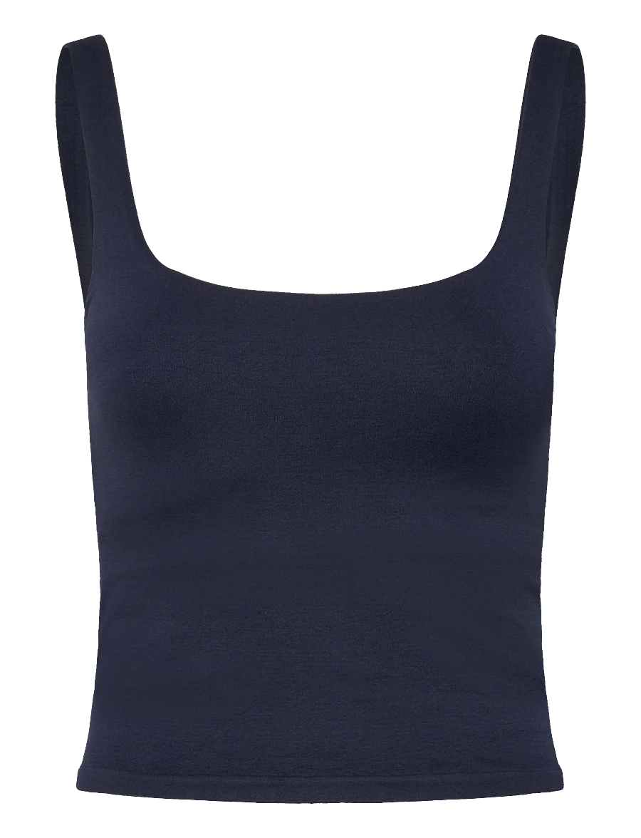 ICANIWILL - Smooth Seamless 2-in-1 Tank - tank tops - midnight blue - 1
