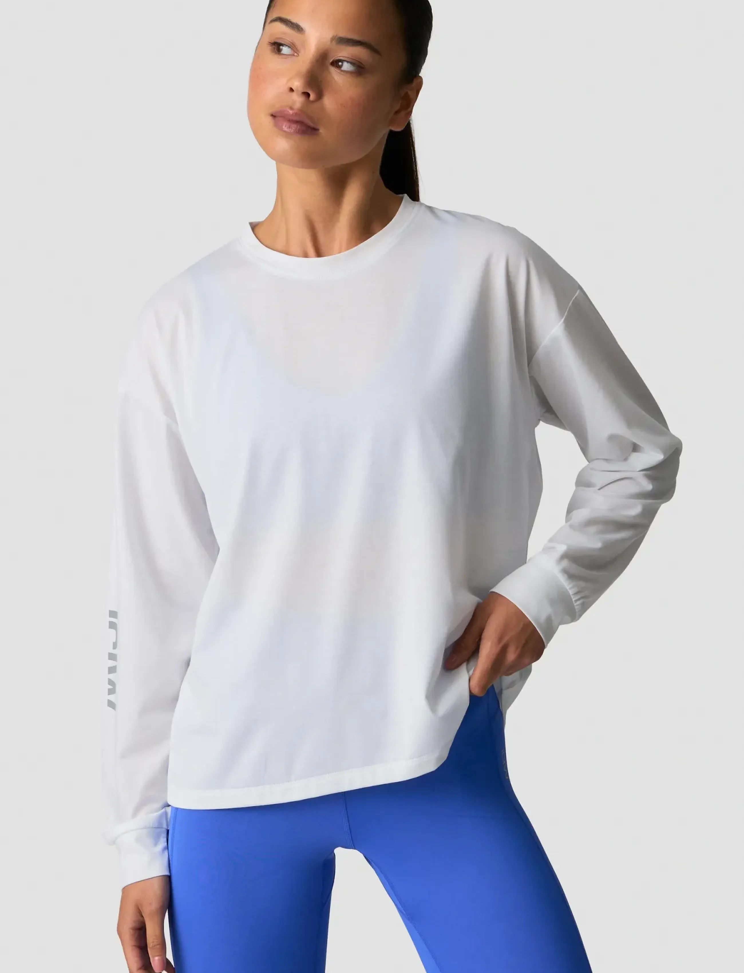 ICANIWILL - Mirage Dri-Release Long Sleeve Print W - langærmede overdele - white snow - 2