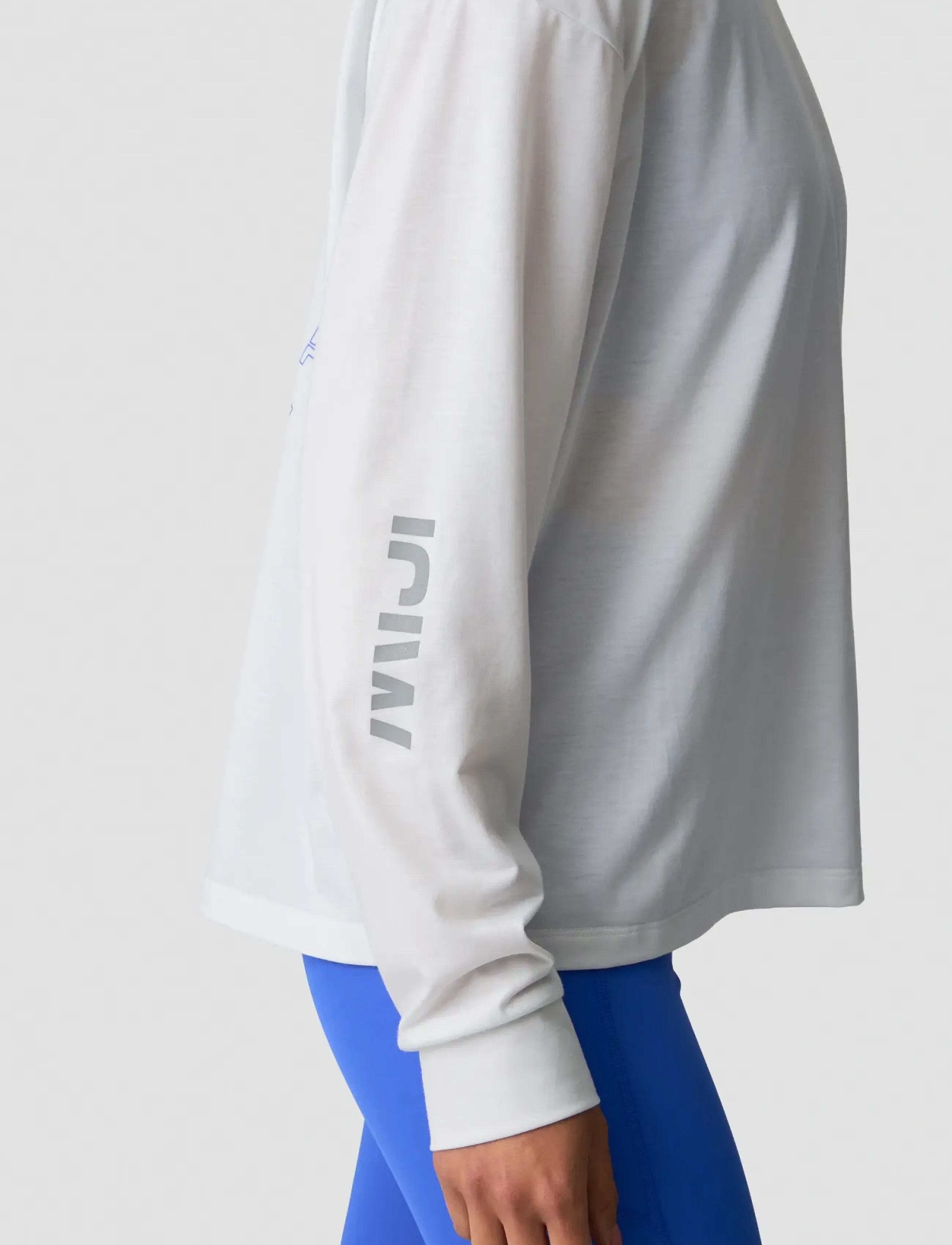 ICANIWILL - Mirage Dri-Release Long Sleeve Print W - langærmede overdele - white snow - 4