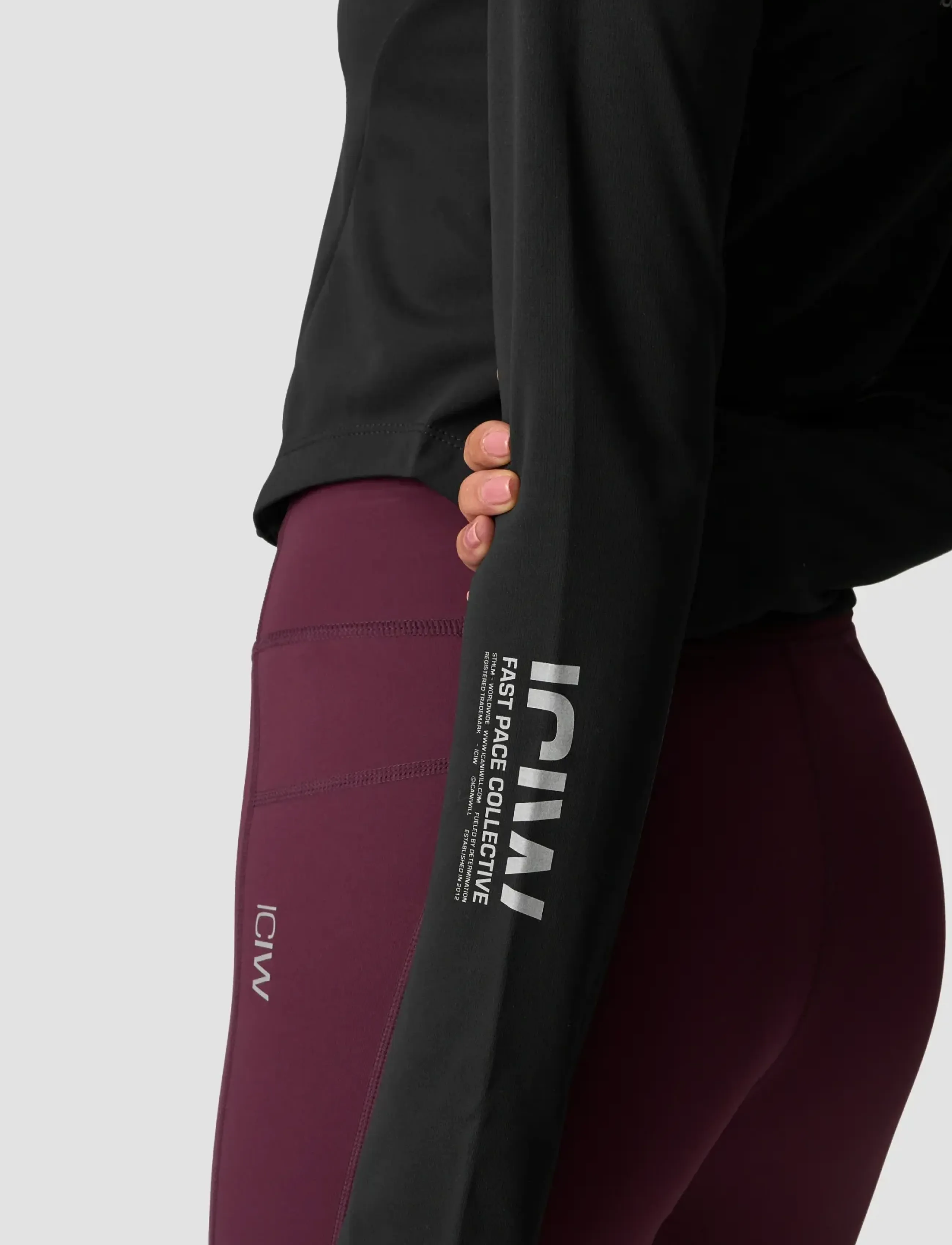 ICANIWILL - Mirage Midlayer Print W - fleecejacken - black - 5