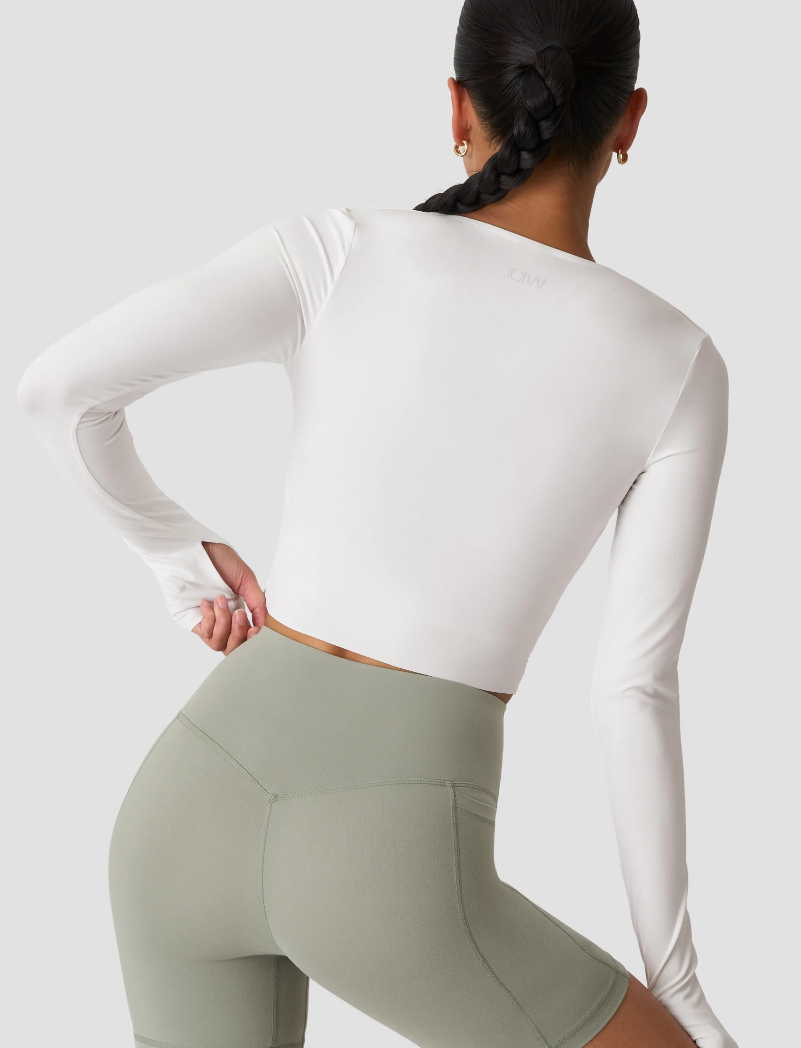 ICANIWILL - Nimble Wrap Long Sleeve W - longsleeved tops - white snow - 3