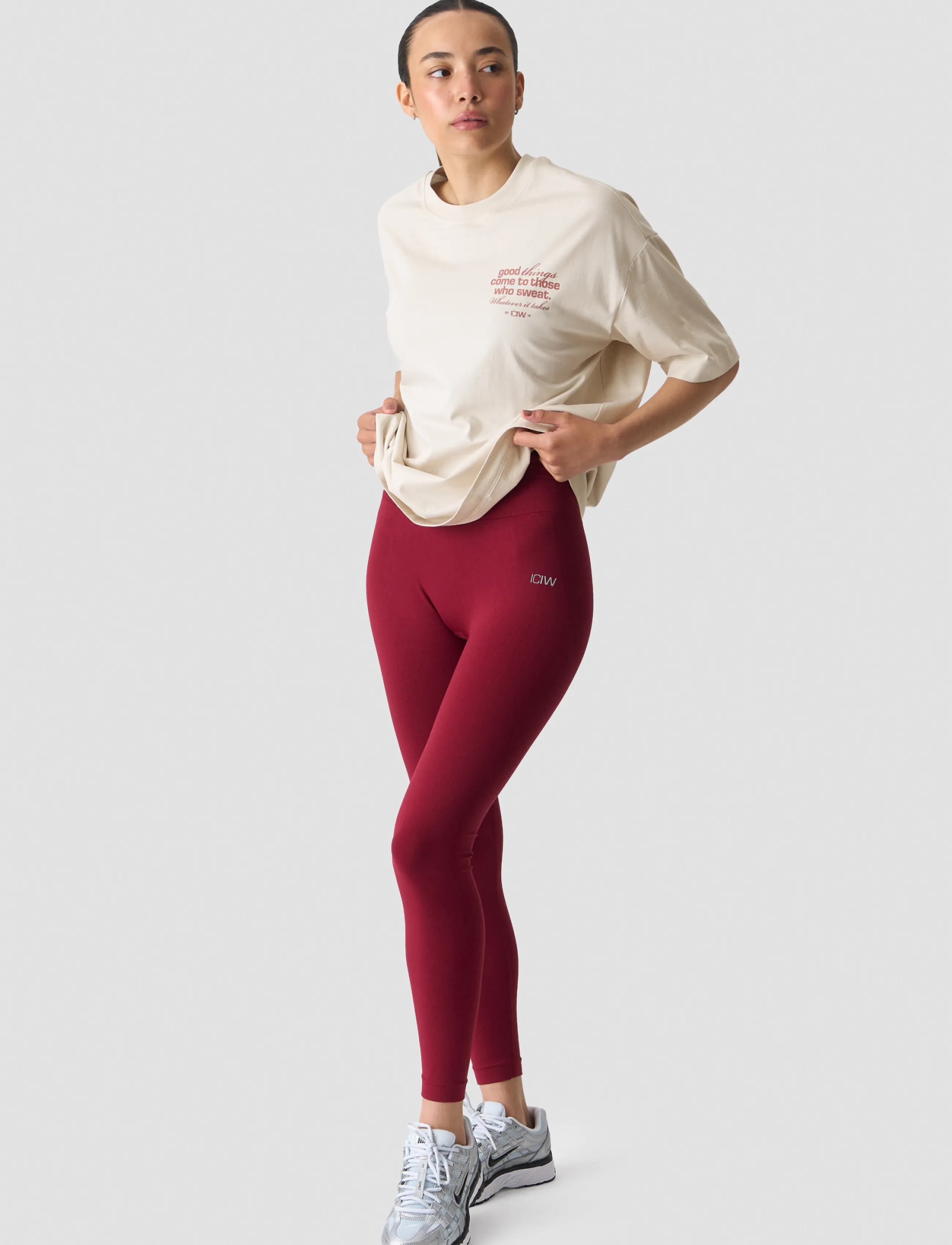 ICANIWILL Everyday Oversized Cotton T-Shirt Print dam – bild 6