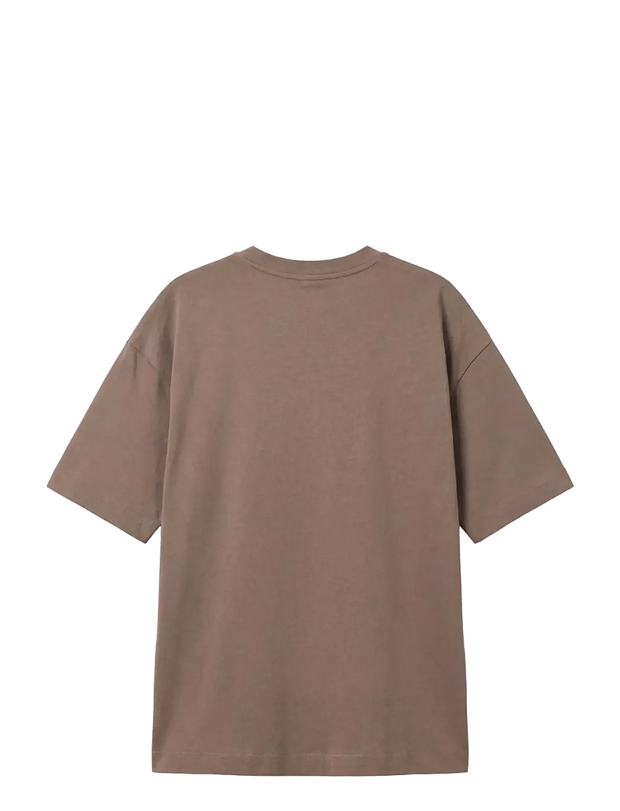 ICANIWILL - Everyday Oversized Cotton T-shirt Print W - t-shirts - warm grey - 2
