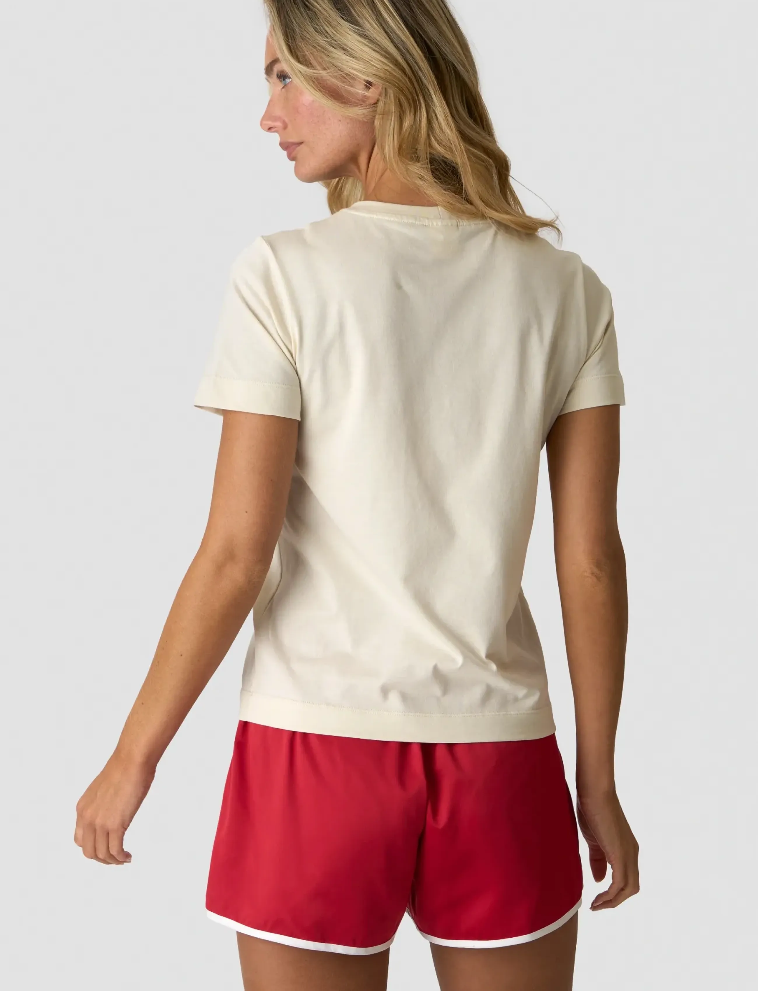 ICANIWILL - Everyday Cotton T-shirt Print W - t-shirts - cream - 3