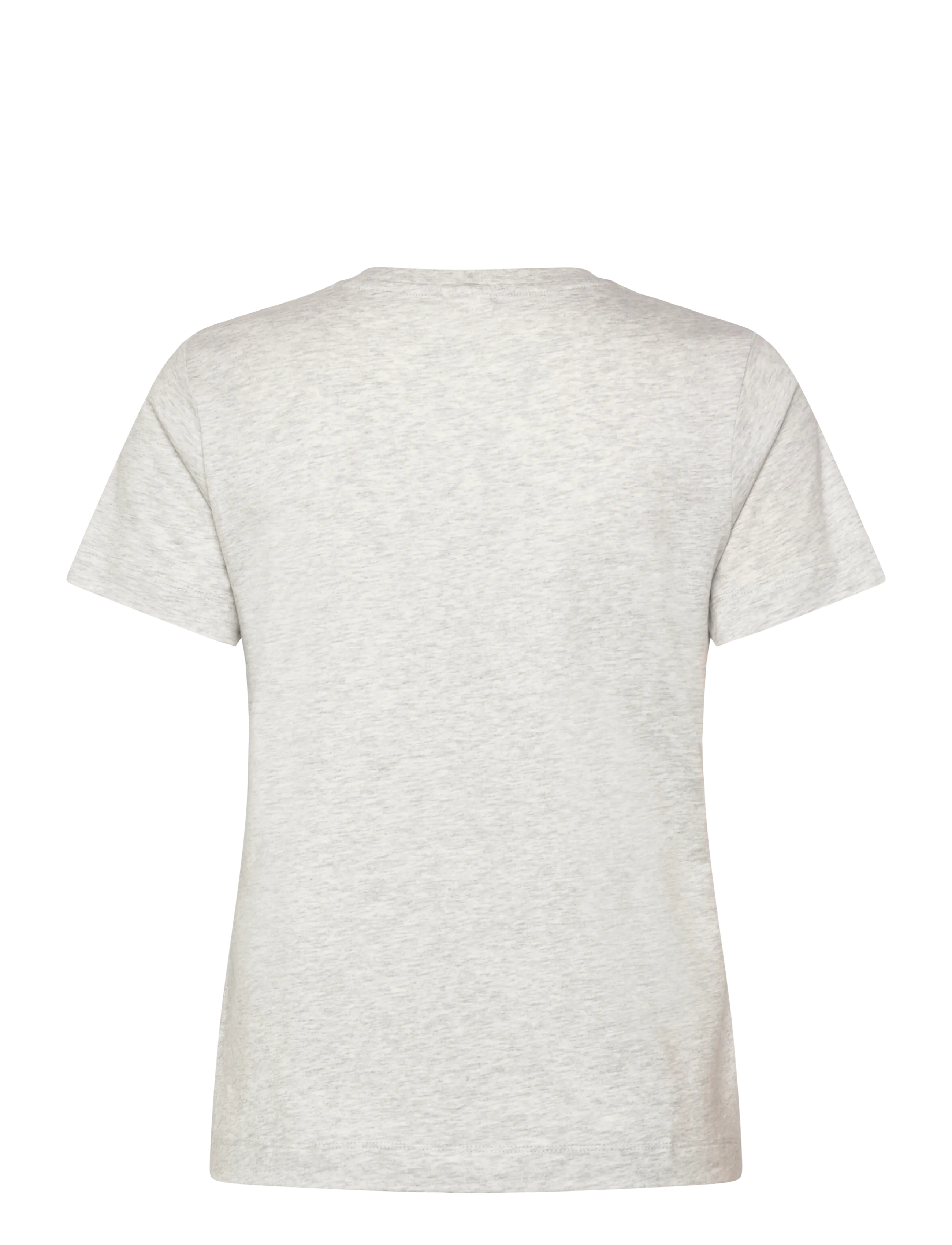 ICANIWILL - Everyday Cotton T-shirt Print W - t-shirts - light grey melange - 2
