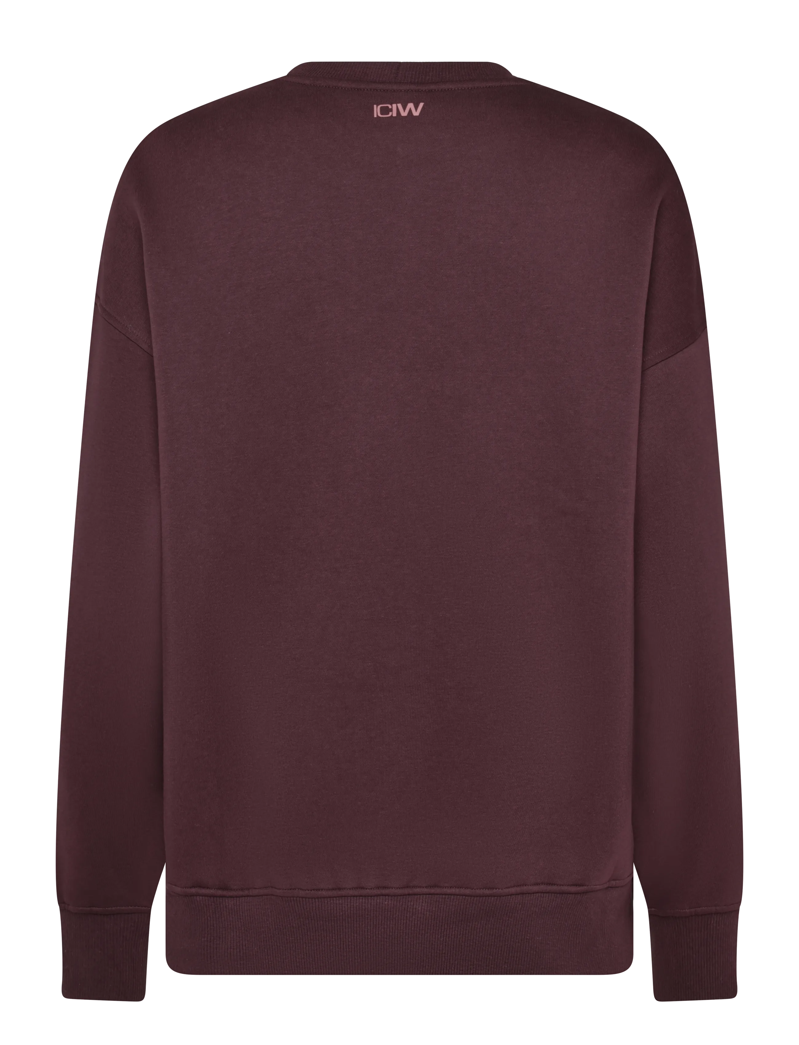 ICANIWILL - Everyday Relaxed Crewneck Print W - sweatshirts - espresso - 2