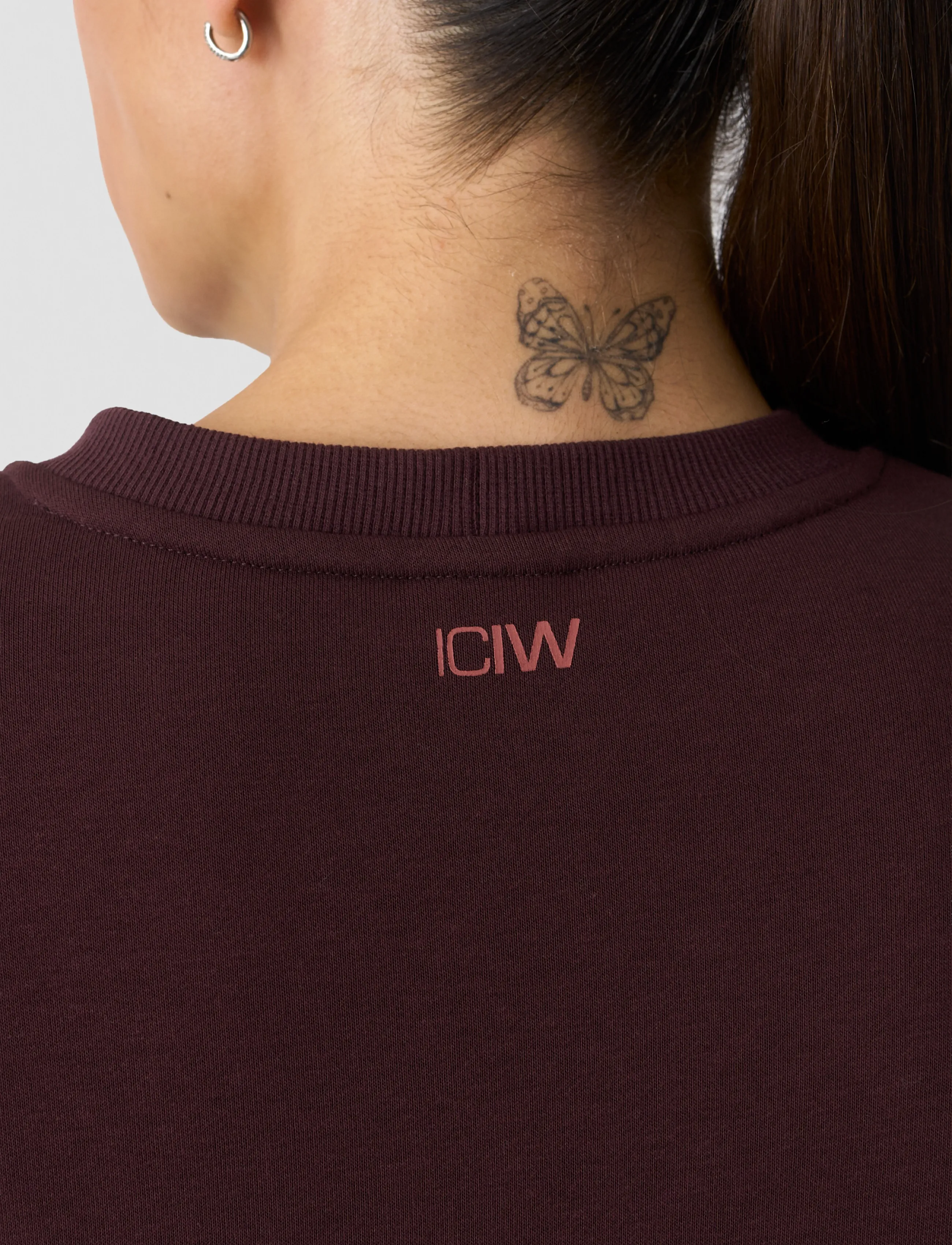 ICANIWILL - Everyday Relaxed Crewneck Print W - sweatshirts - espresso - 5