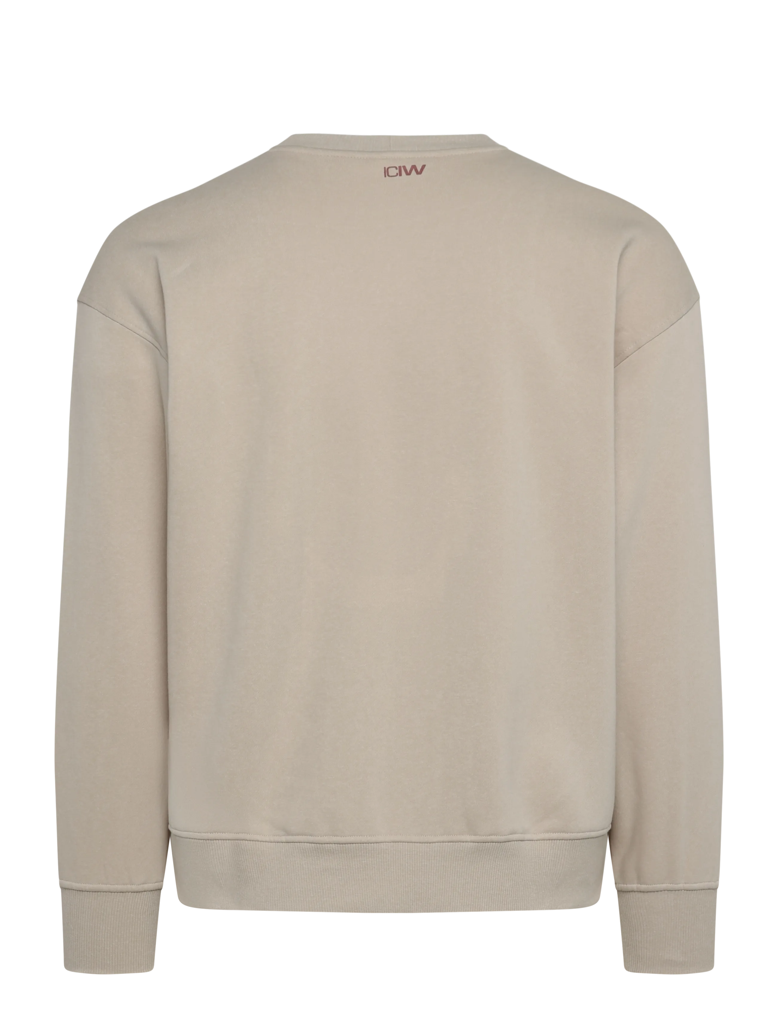 ICANIWILL - Everyday Relaxed Crewneck Print W - sweatshirts - light beige - 2