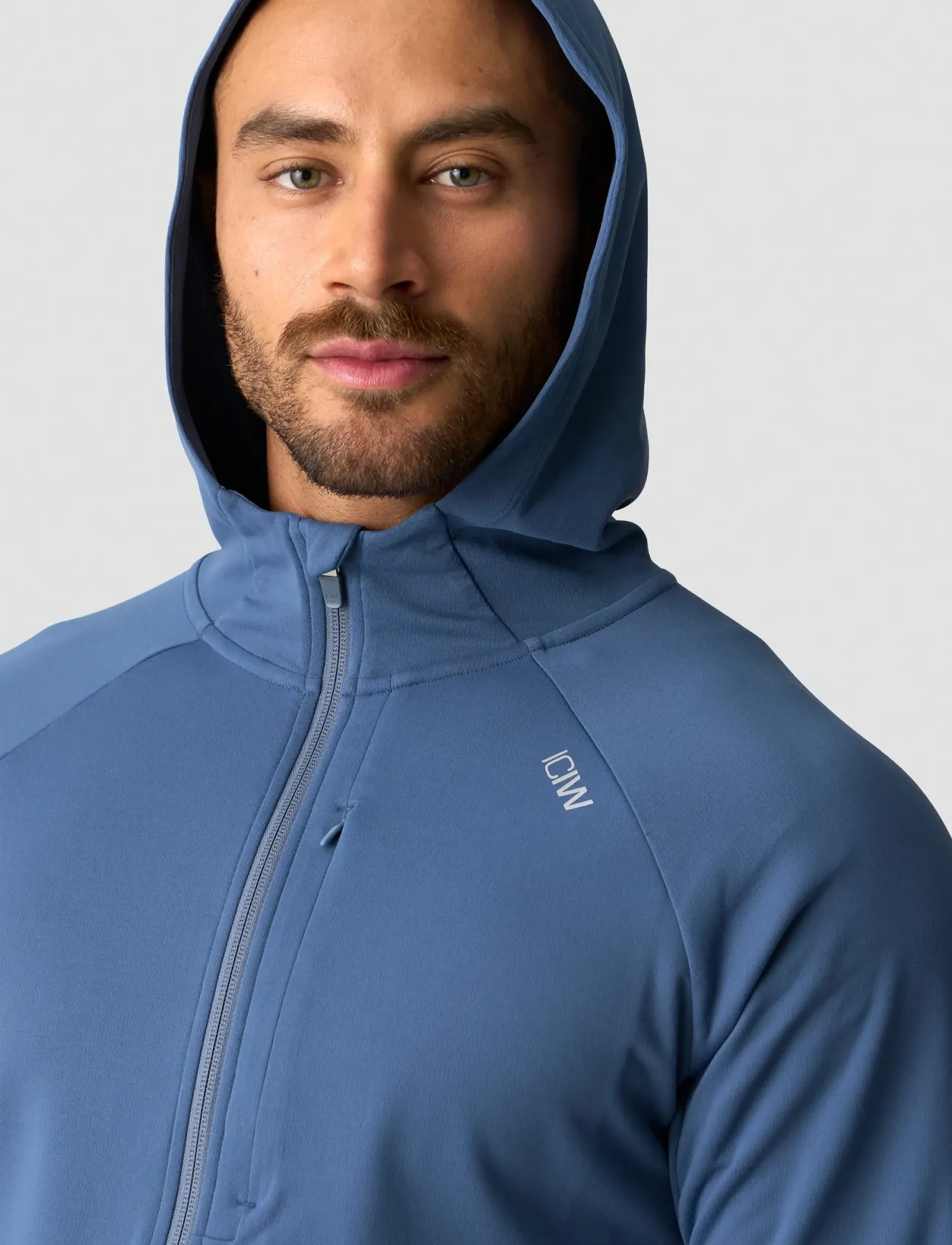 ICANIWILL - Mirage Hooded Zip Up Midlayer - fleece - dusty twilight blue - 5