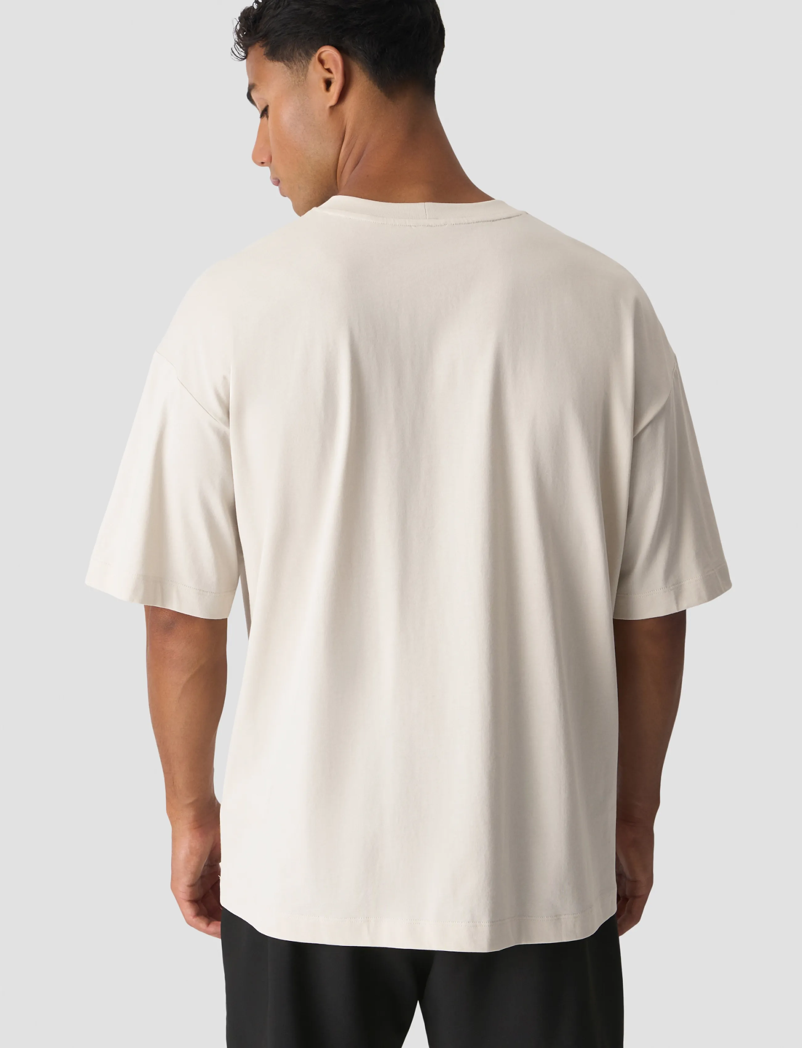 ICANIWILL - Everyday Oversized T-shirt Print M - t-shirts - light beige - 3