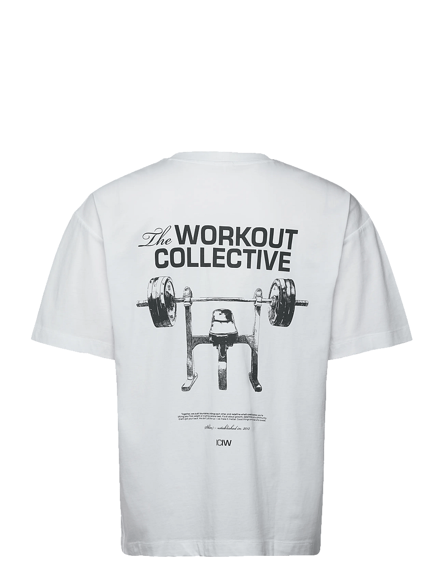 ICANIWILL - Everyday Oversized T-shirt Print M - tops & t-shirts - white snow - 2